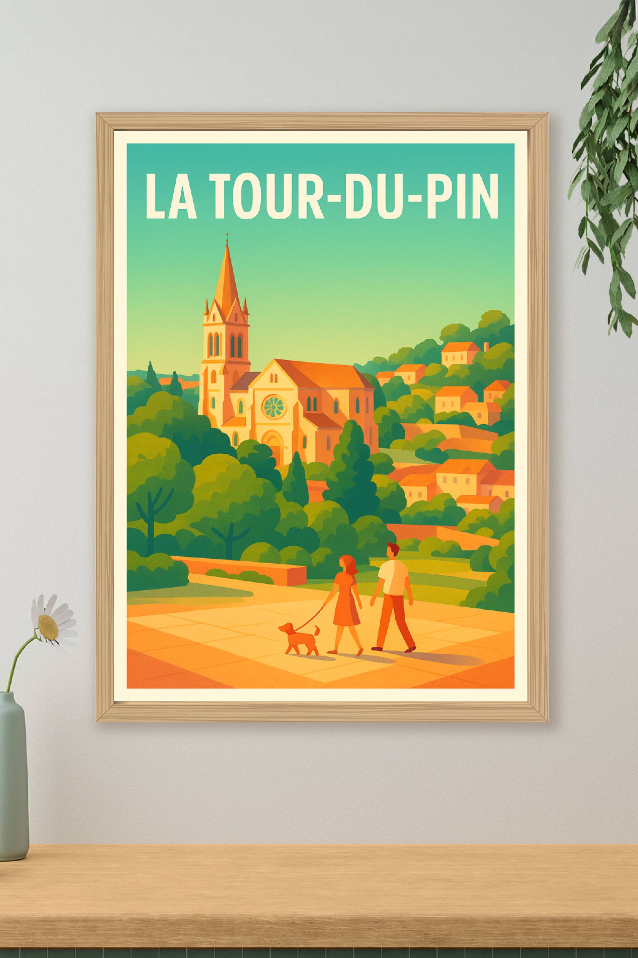 Affiche de La Tour-du-Pin - Balade sous le charme du patrimoine