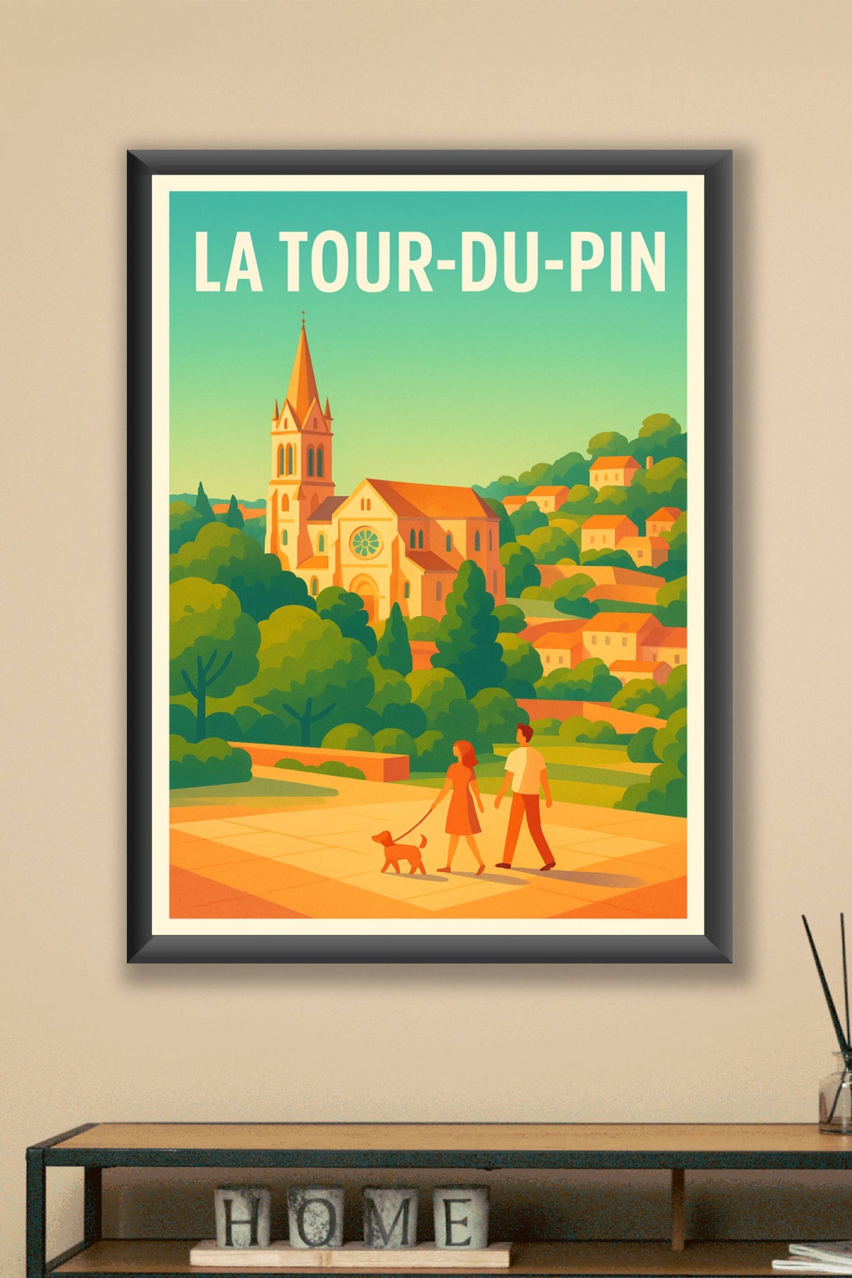 Affiche de La Tour-du-Pin - Balade sous le charme du patrimoine