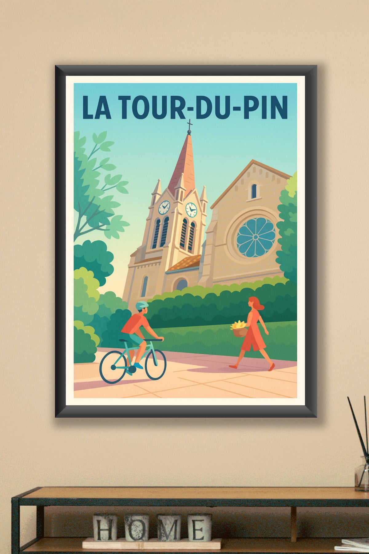 Affiche de La Tour-du-Pin - Charme et Sérénité au Cœur de la Ville