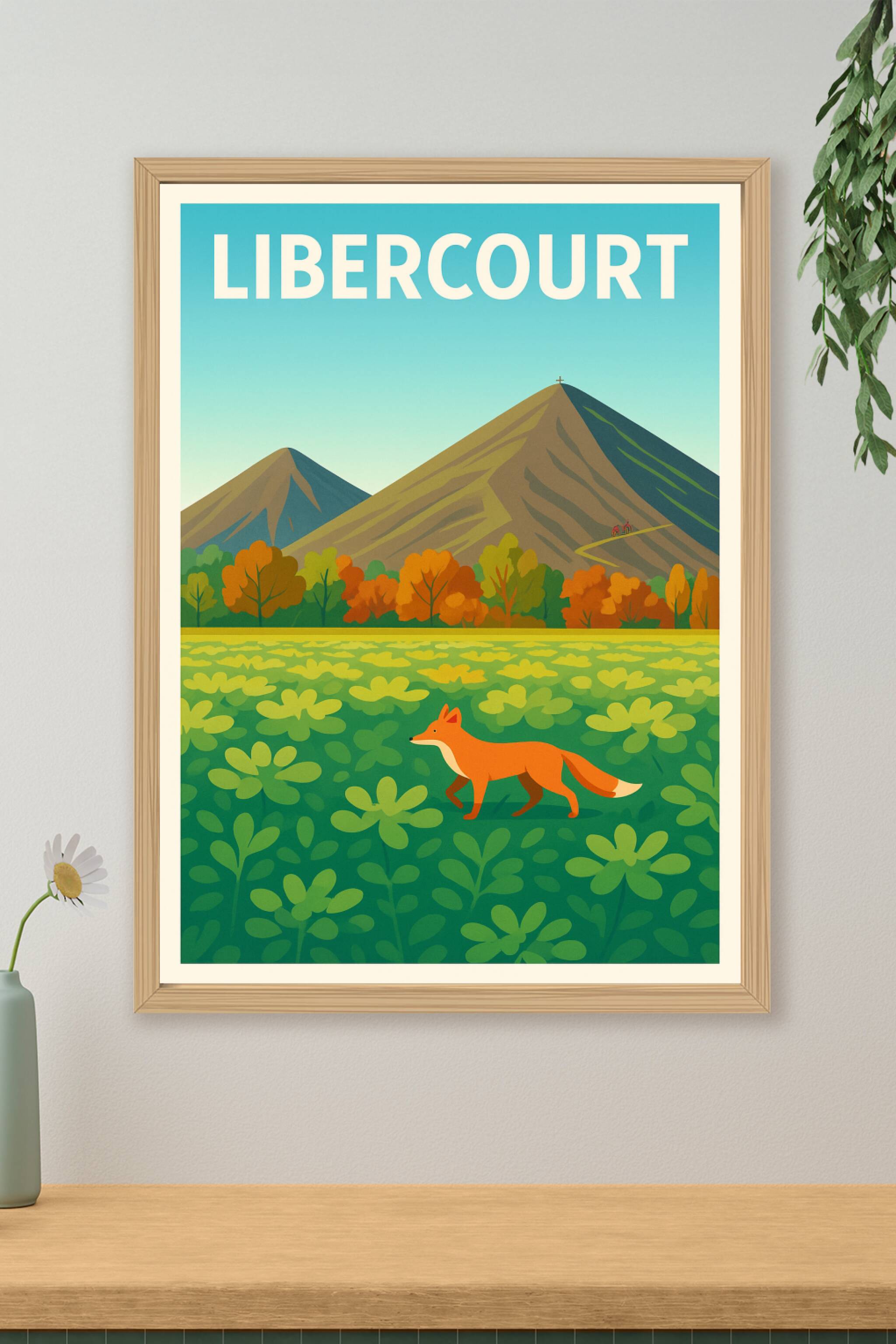 Affiche de Libercourt - Nature et tranquillité au pied des montagnes