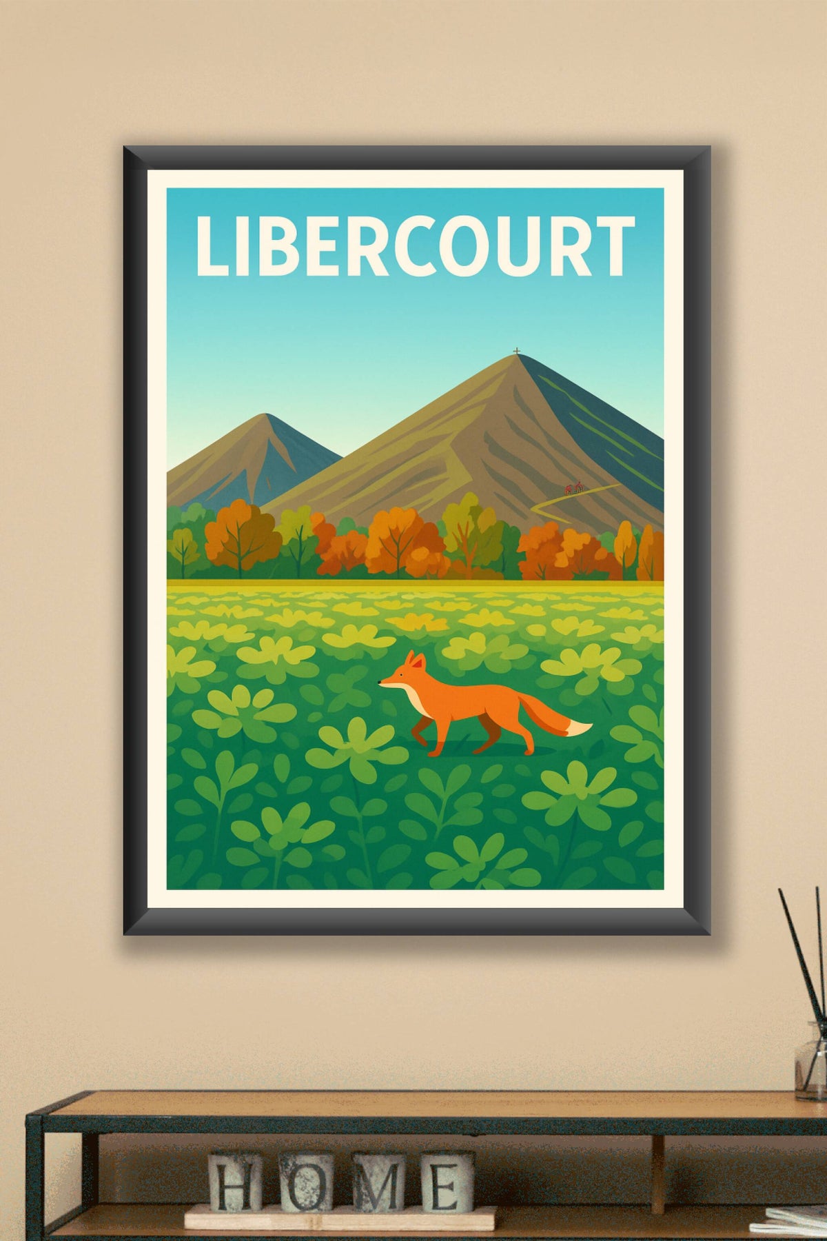 Affiche de Libercourt - Nature et tranquillité au pied des montagnes