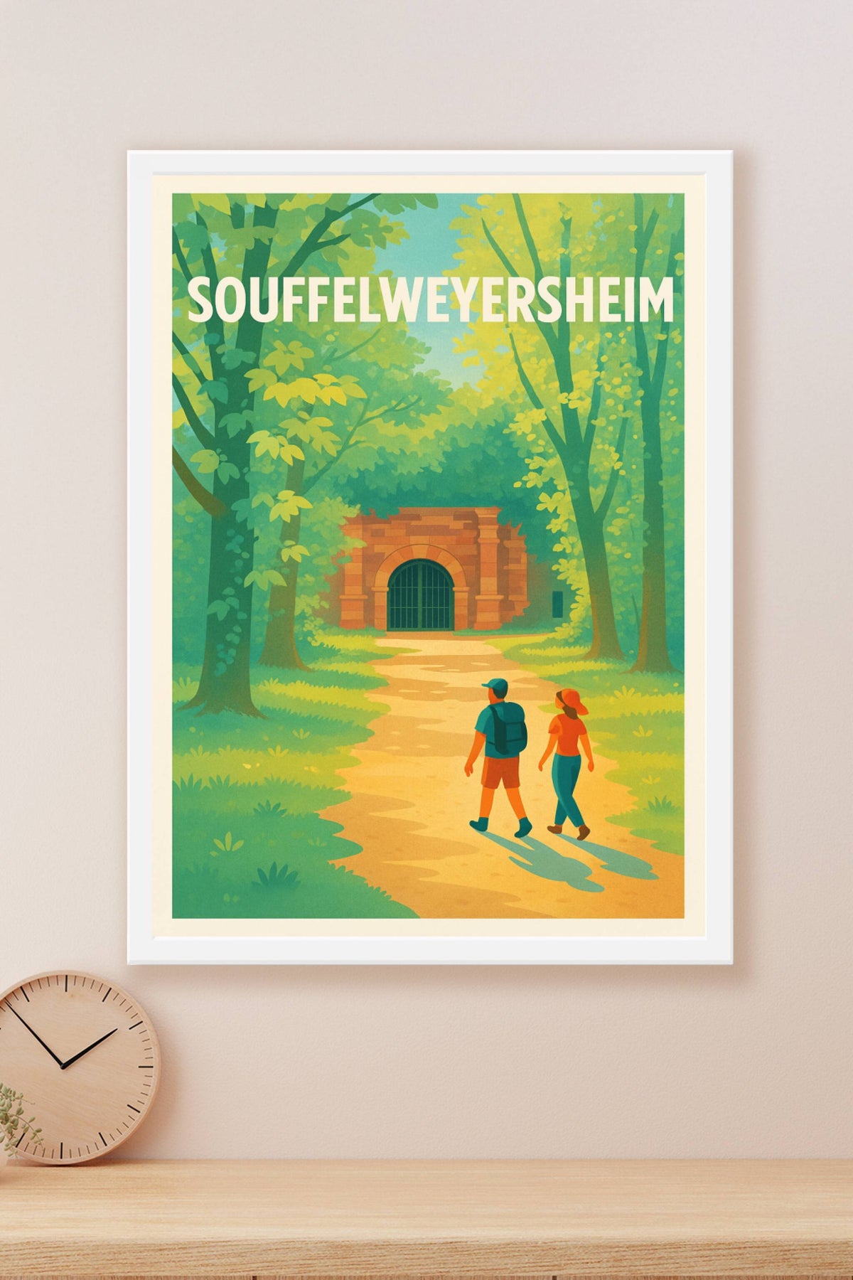 Affiche de Souffelweyersheim - Voyage au cœur de la nature et de l'histoire