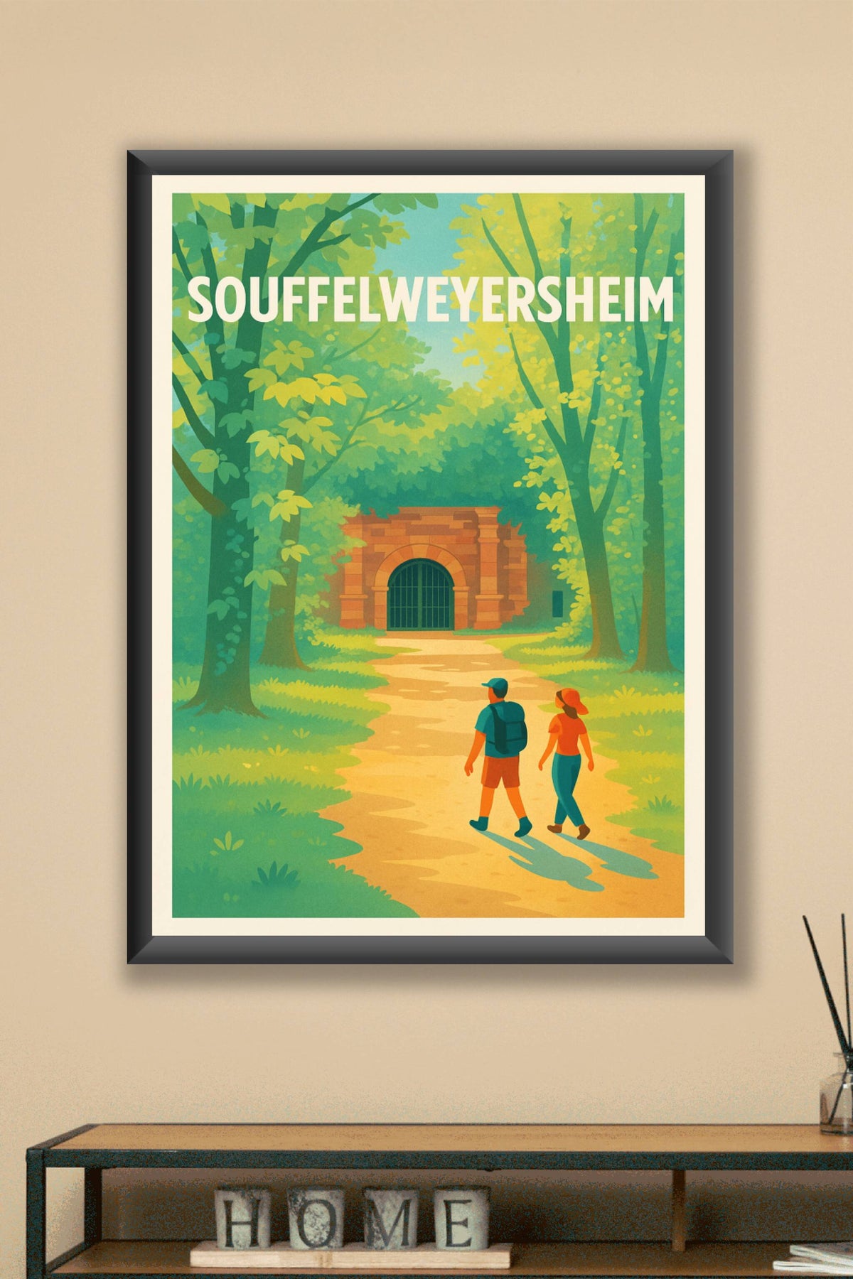 Affiche de Souffelweyersheim - Voyage au cœur de la nature et de l'histoire