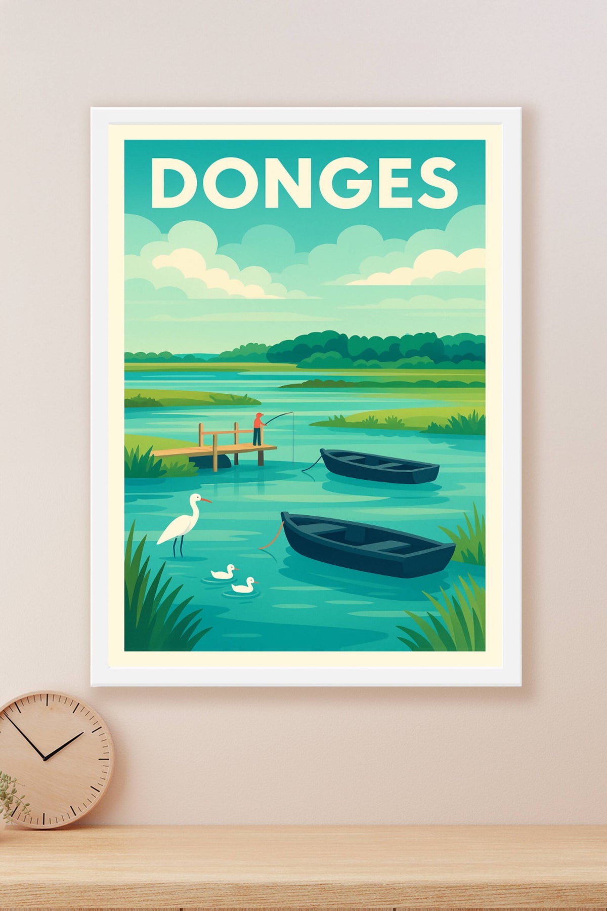 Affiche de Donges - Évasion paisible au bord de l'eau