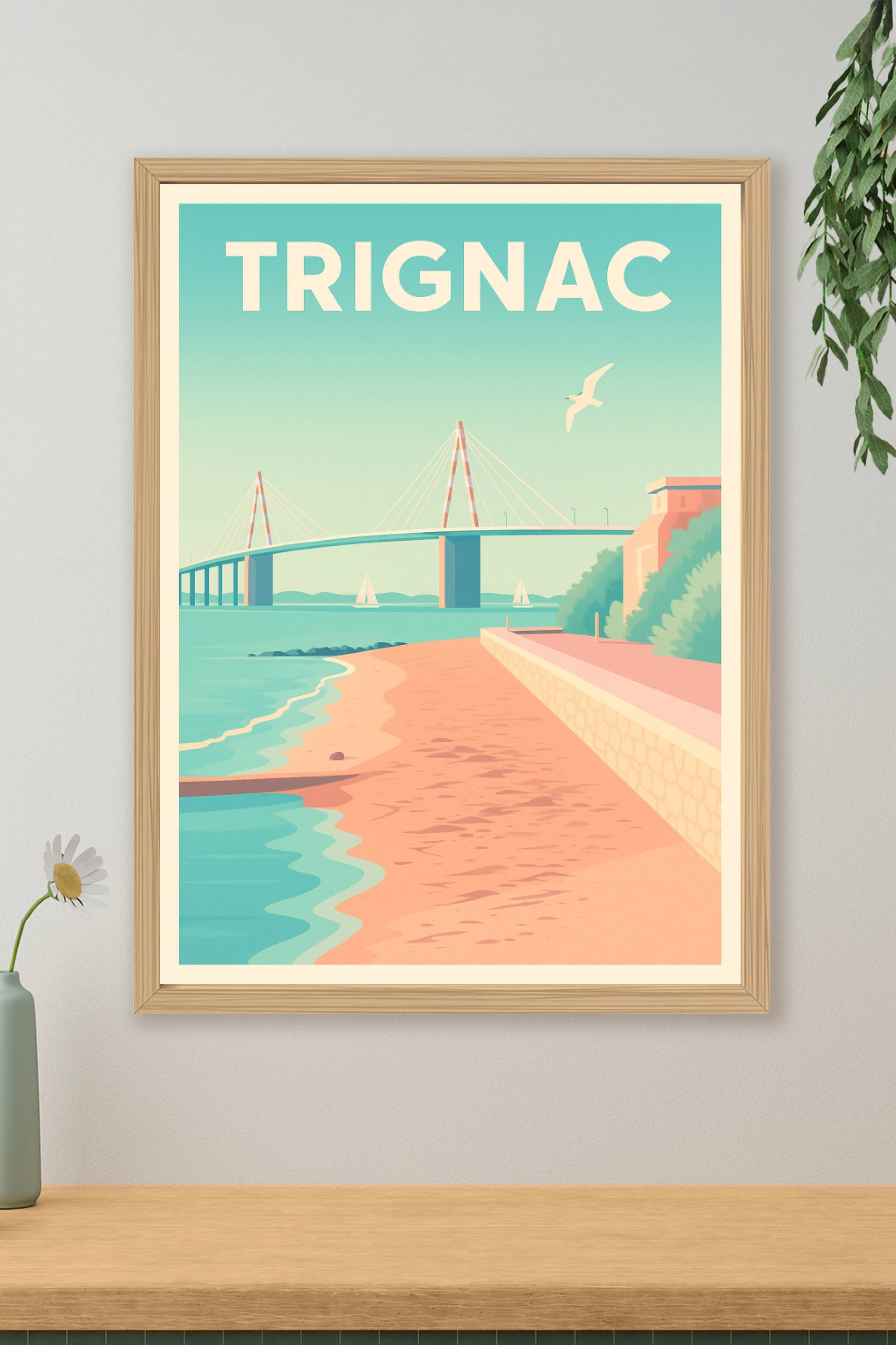 Affiche de Trignac - Évasion et sérénité au bord de l'eau