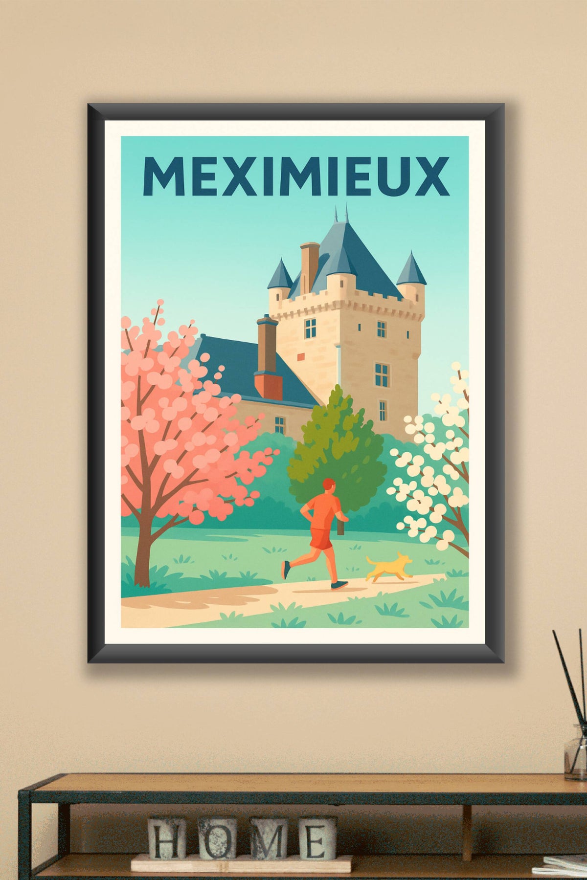 Affiche de Meximieux - Flânerie printanière au château