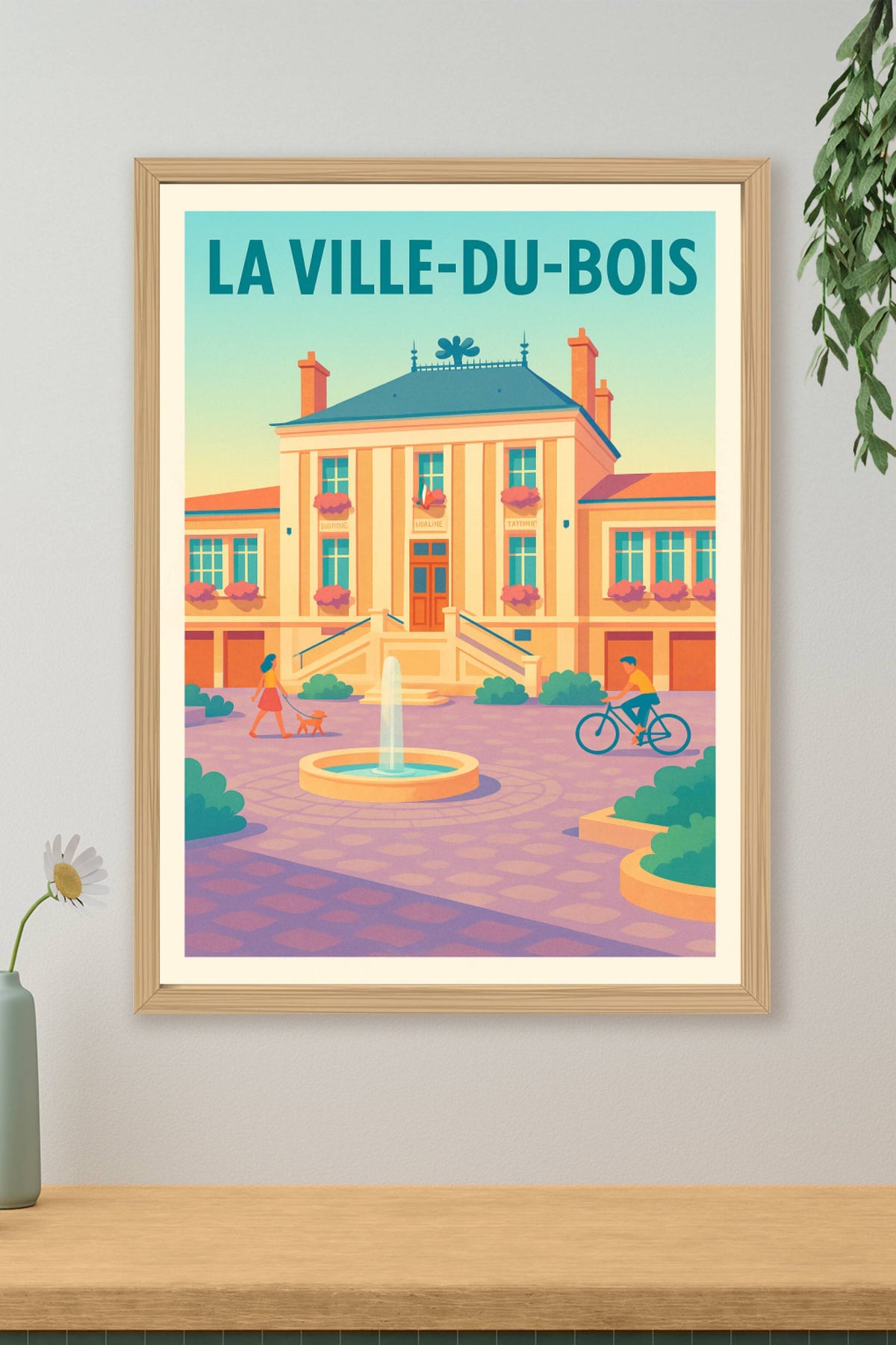 Affiche de La Ville-du-Bois - Charme et Sérénité au Cœur de la Ville