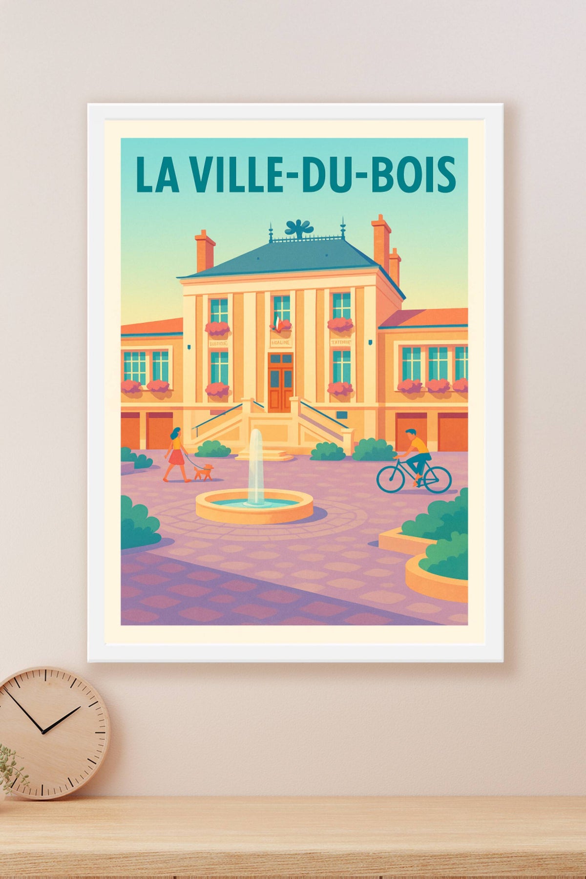 Affiche de La Ville-du-Bois - Charme et Sérénité au Cœur de la Ville