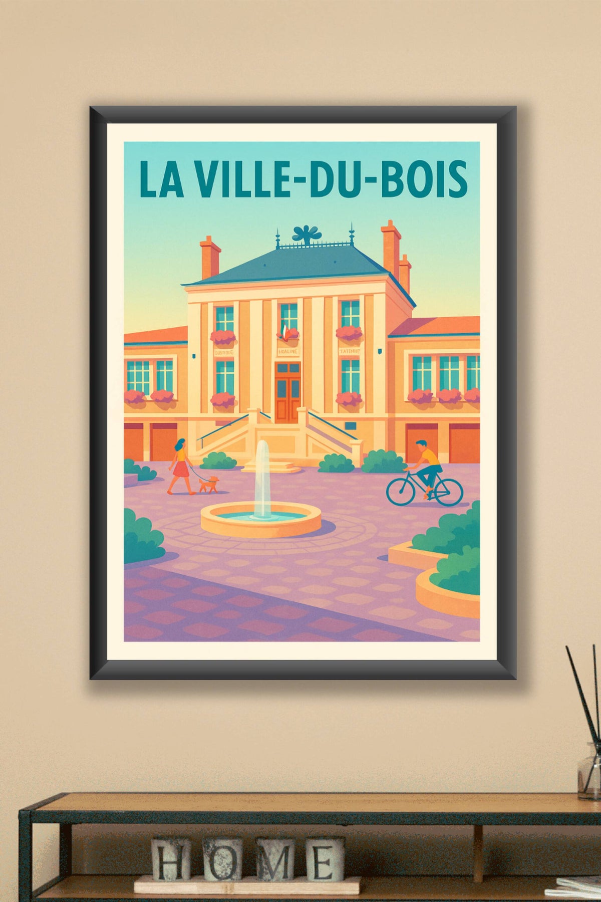 Affiche de La Ville-du-Bois - Charme et Sérénité au Cœur de la Ville