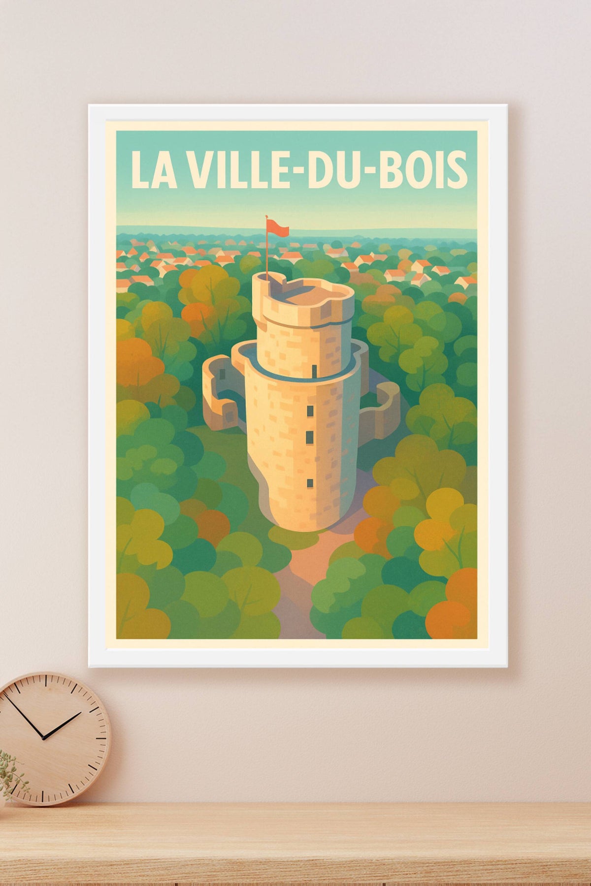 Affiche de La Ville-du-Bois - Authentique tour médiévale au cœur de la nature