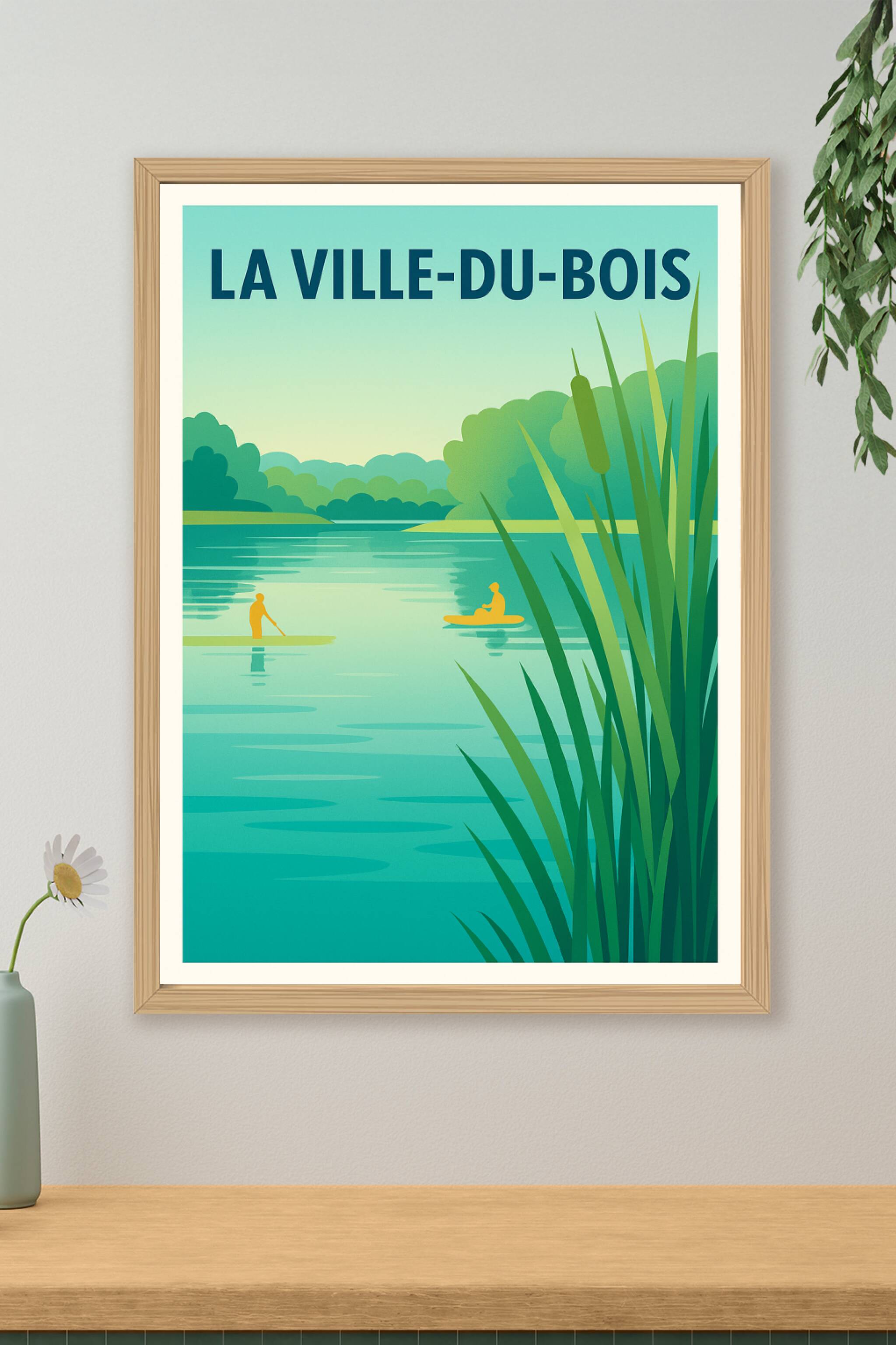 Affiche de La Ville-du-Bois - Évasion Nature au Bord de l'Eau