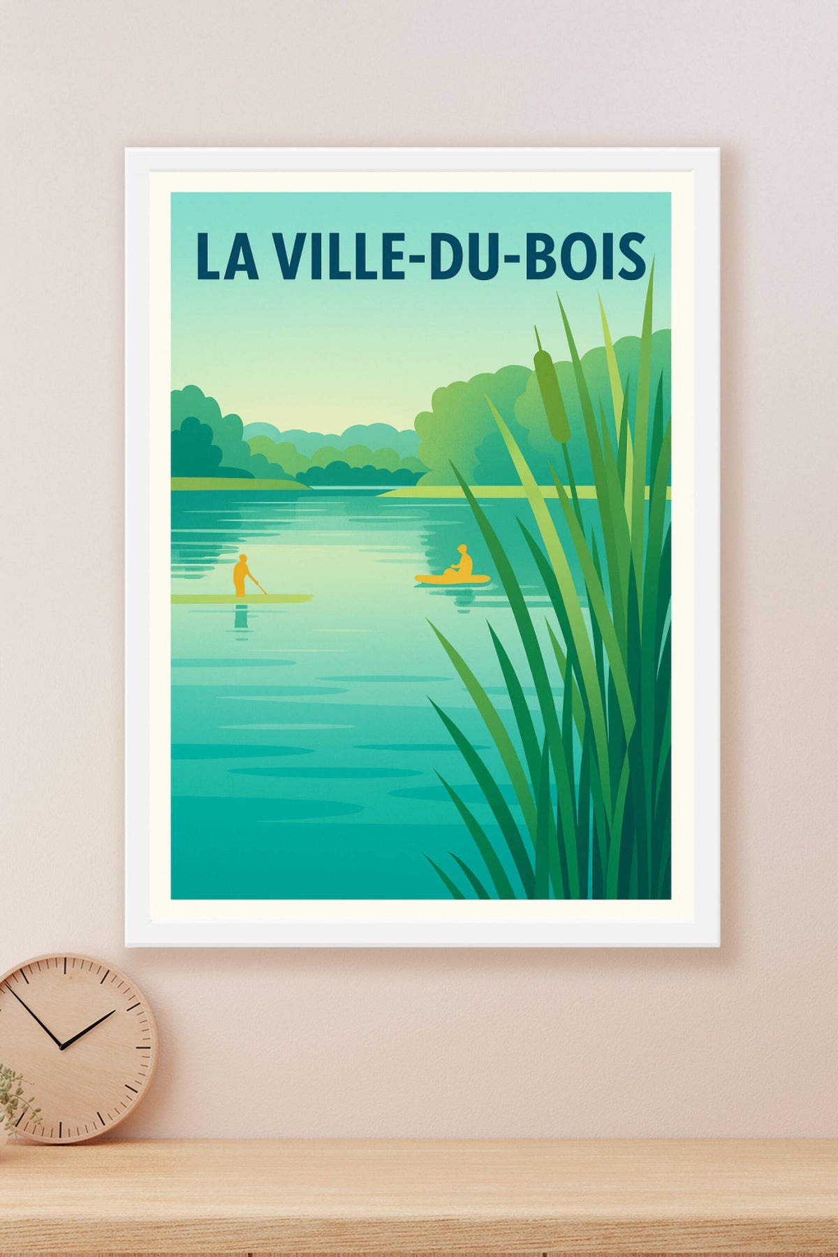 Affiche de La Ville-du-Bois - Évasion Nature au Bord de l'Eau