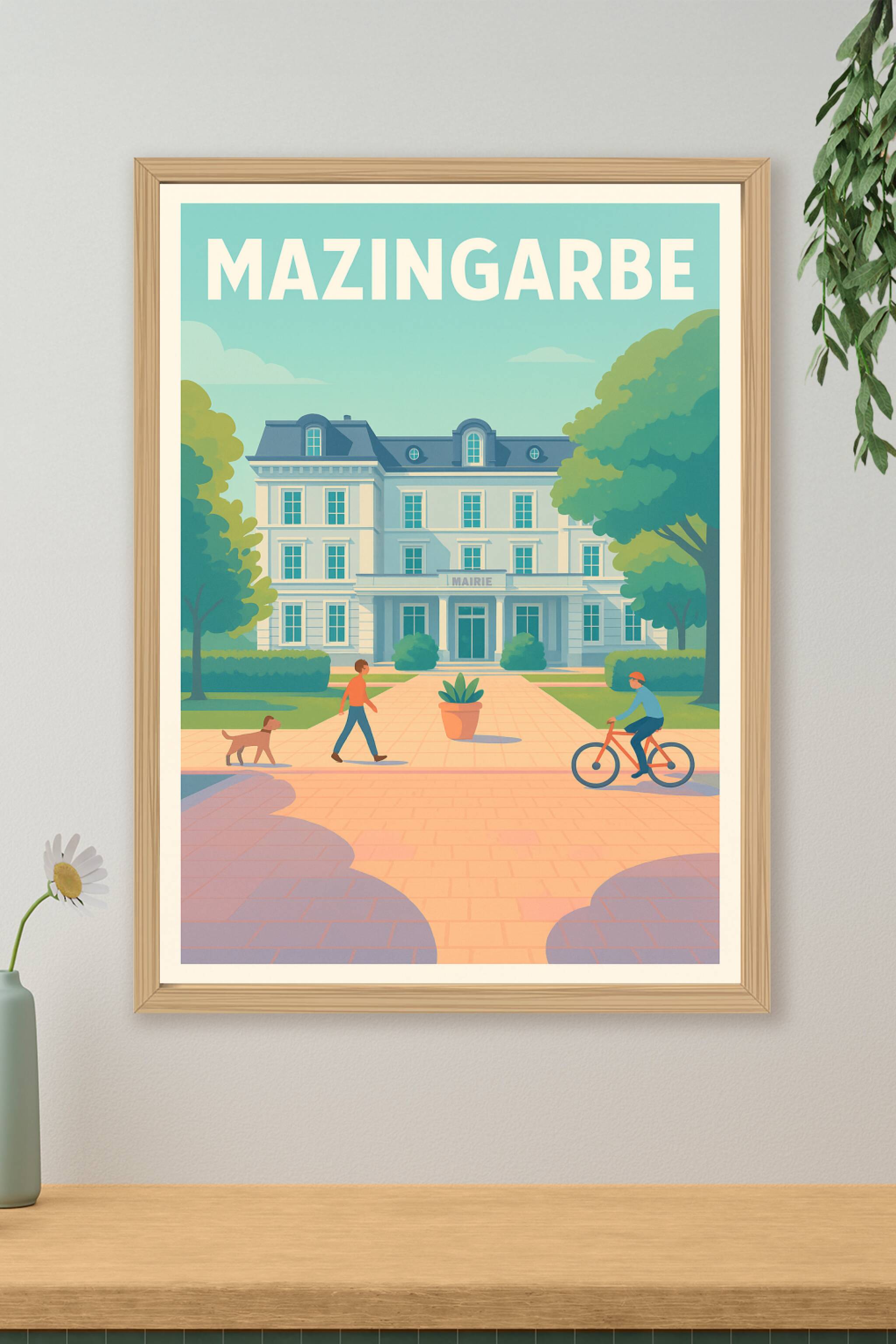 Affiche de Mazingarbes - Charme paisible et quotidien animé