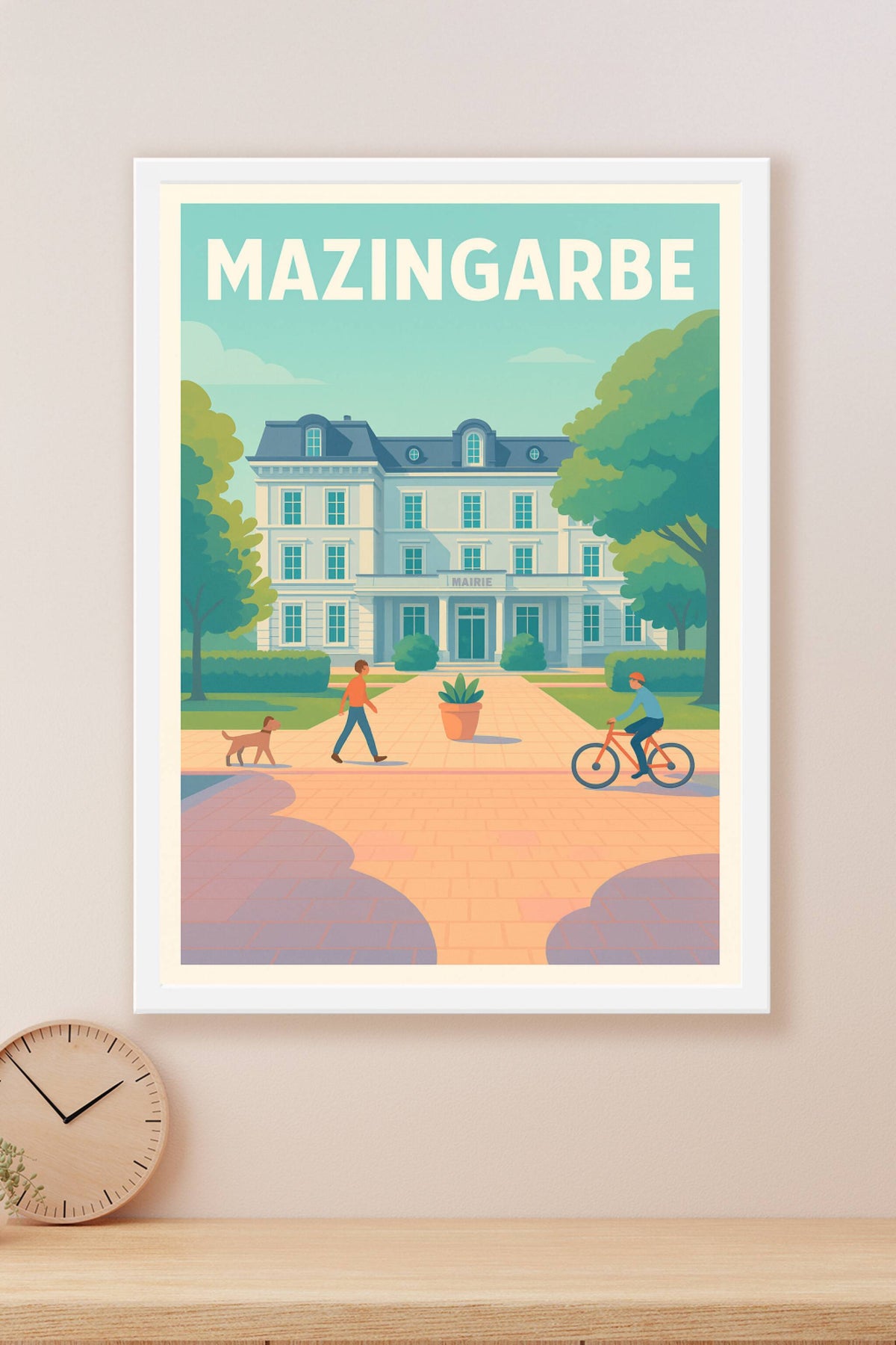 Affiche de Mazingarbes - Charme paisible et quotidien animé