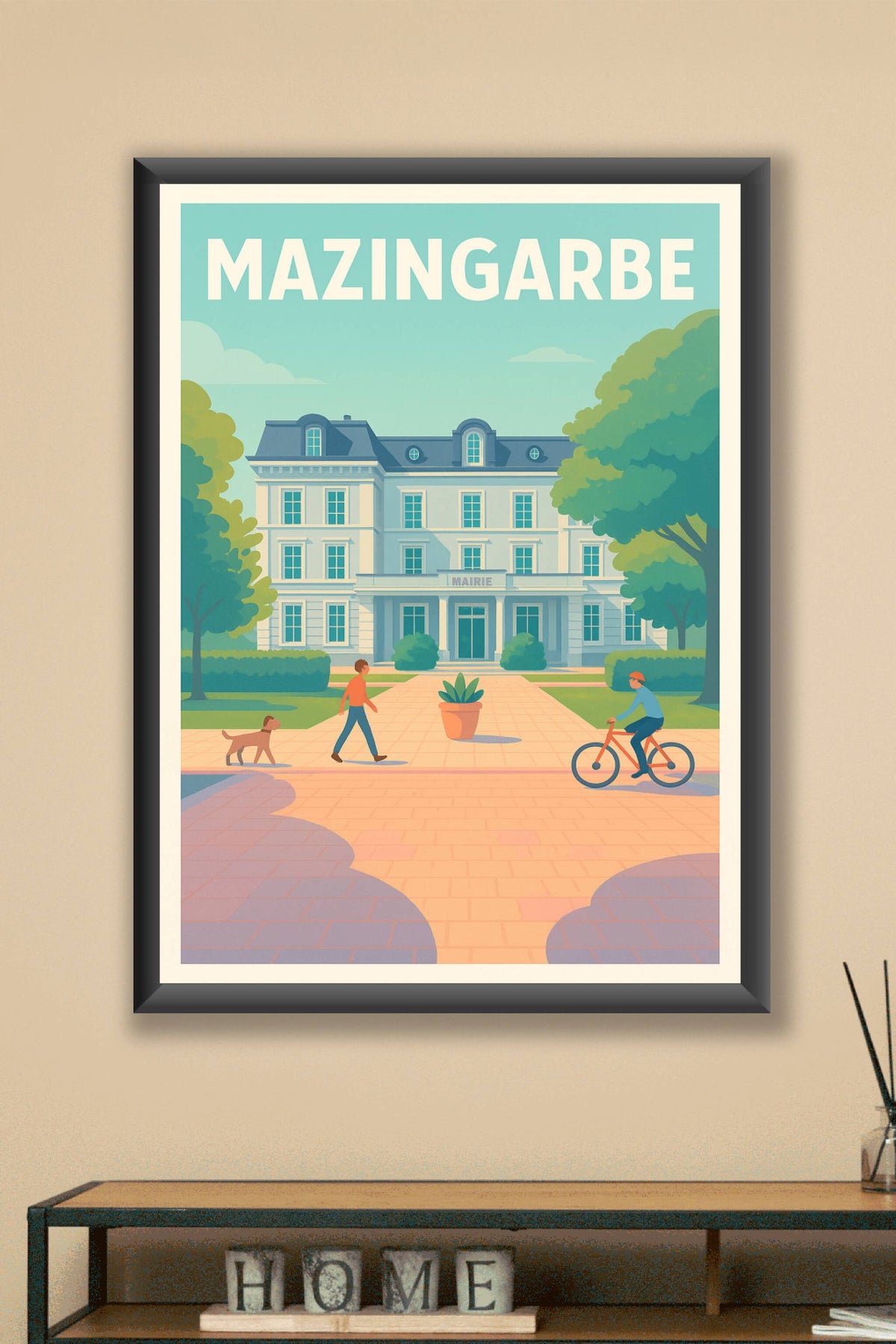 Affiche de Mazingarbes - Charme paisible et quotidien animé