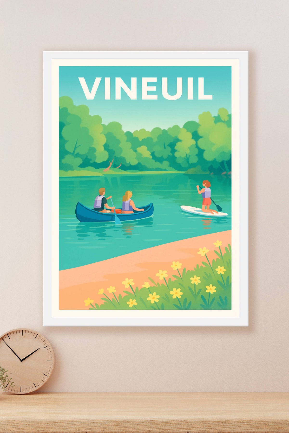 Affiche de Vineuil - Évasion douce au fil de l'eau