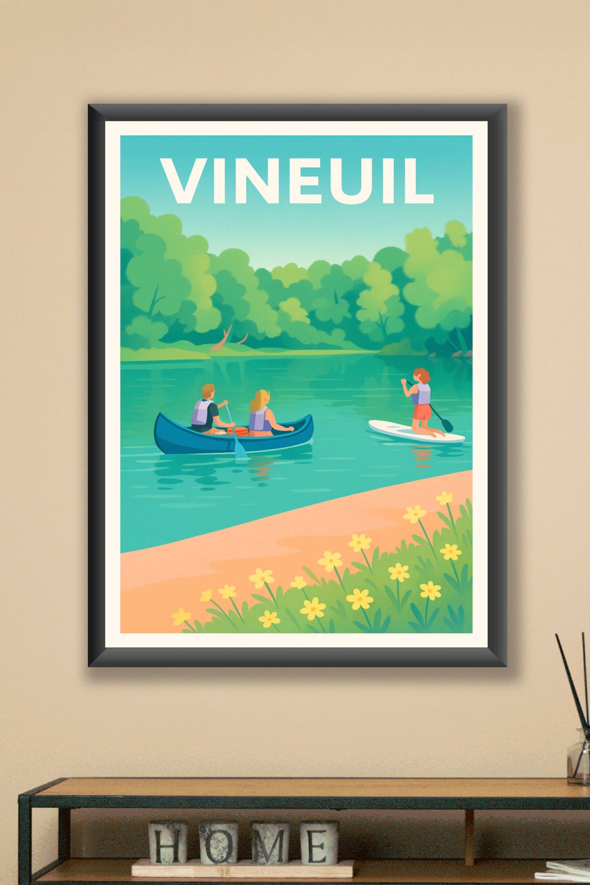 Affiche de Vineuil - Évasion douce au fil de l'eau