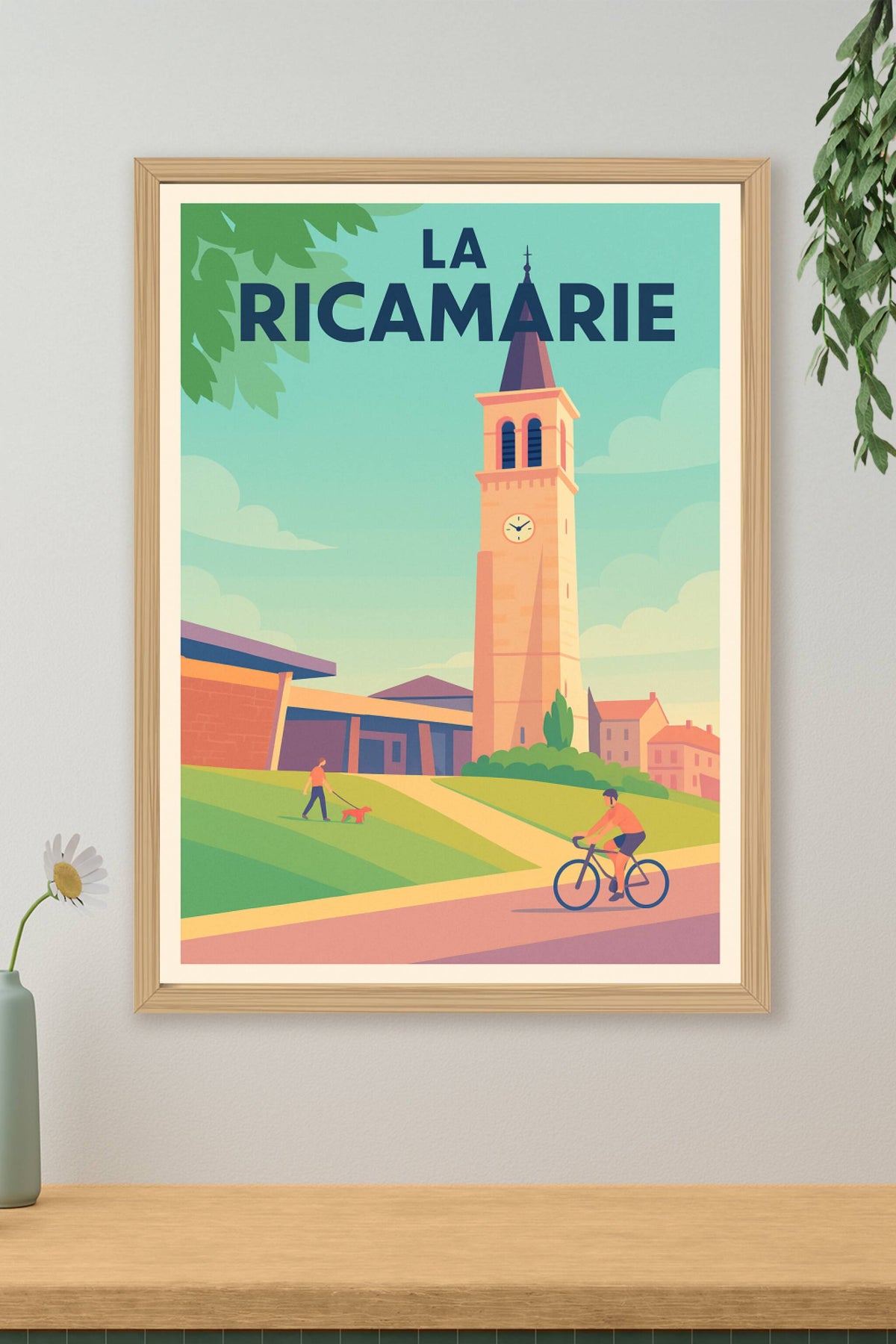 Affiche de La Ricamarie - Charme et sérénité au cœur de la ville
