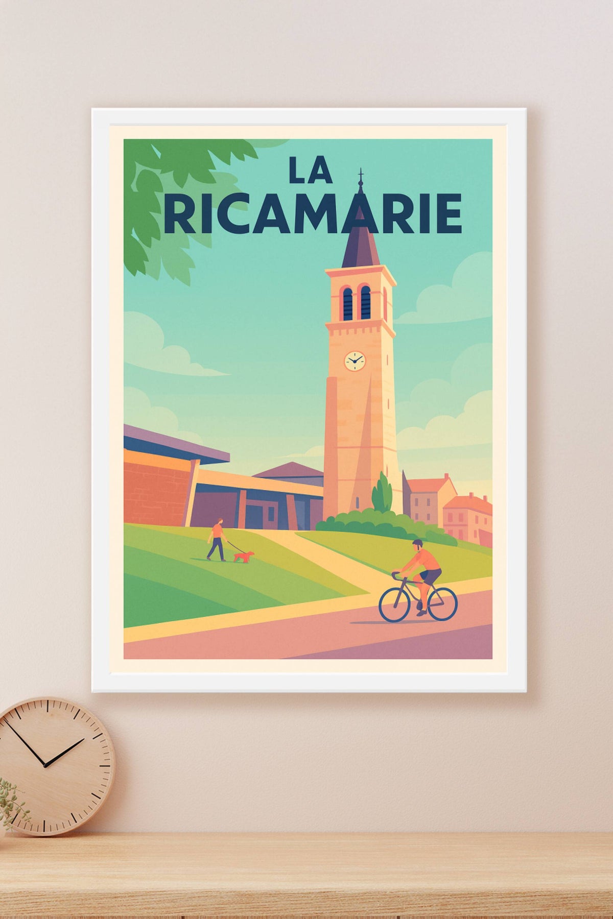 Affiche de La Ricamarie - Charme et sérénité au cœur de la ville