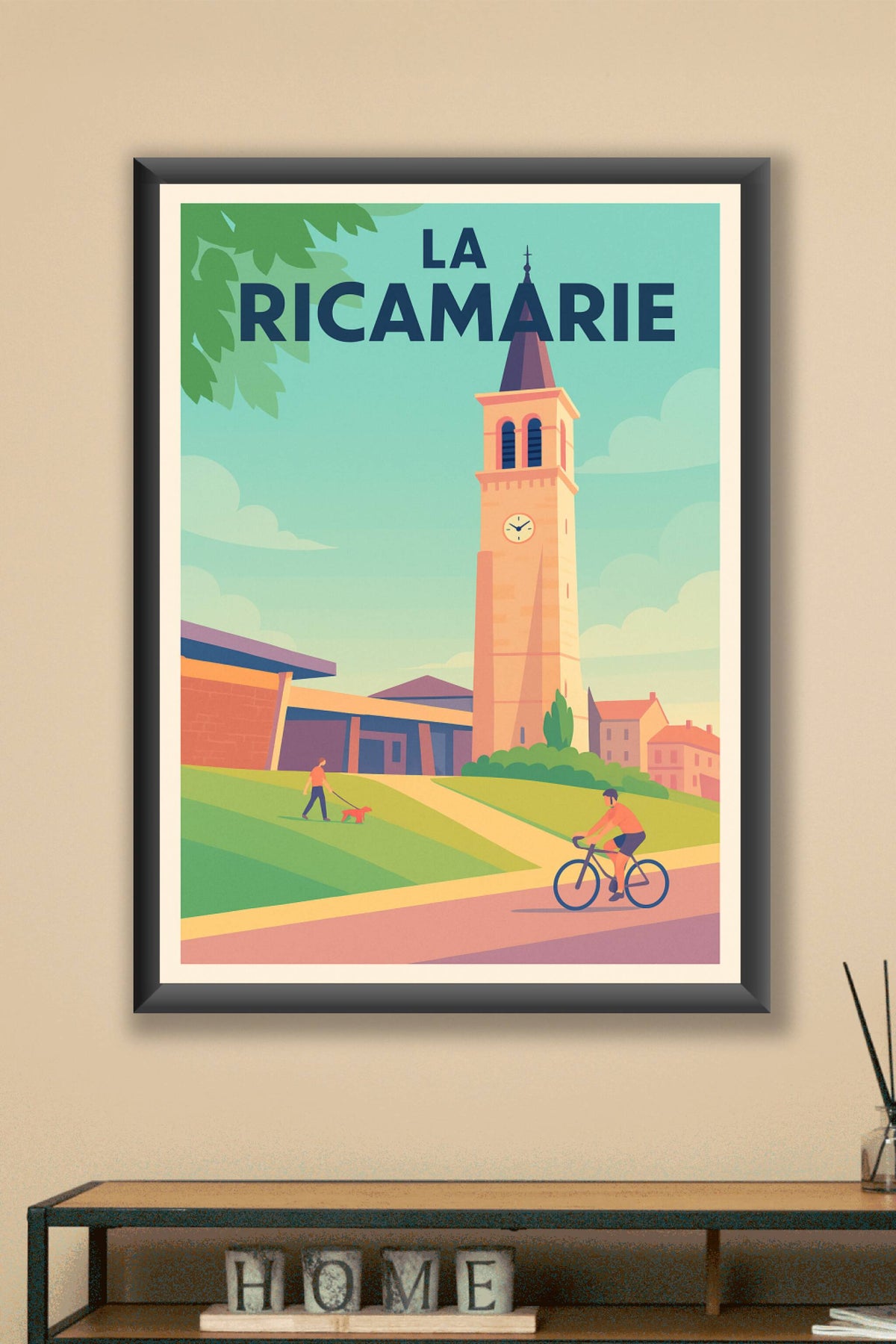 Affiche de La Ricamarie - Charme et sérénité au cœur de la ville