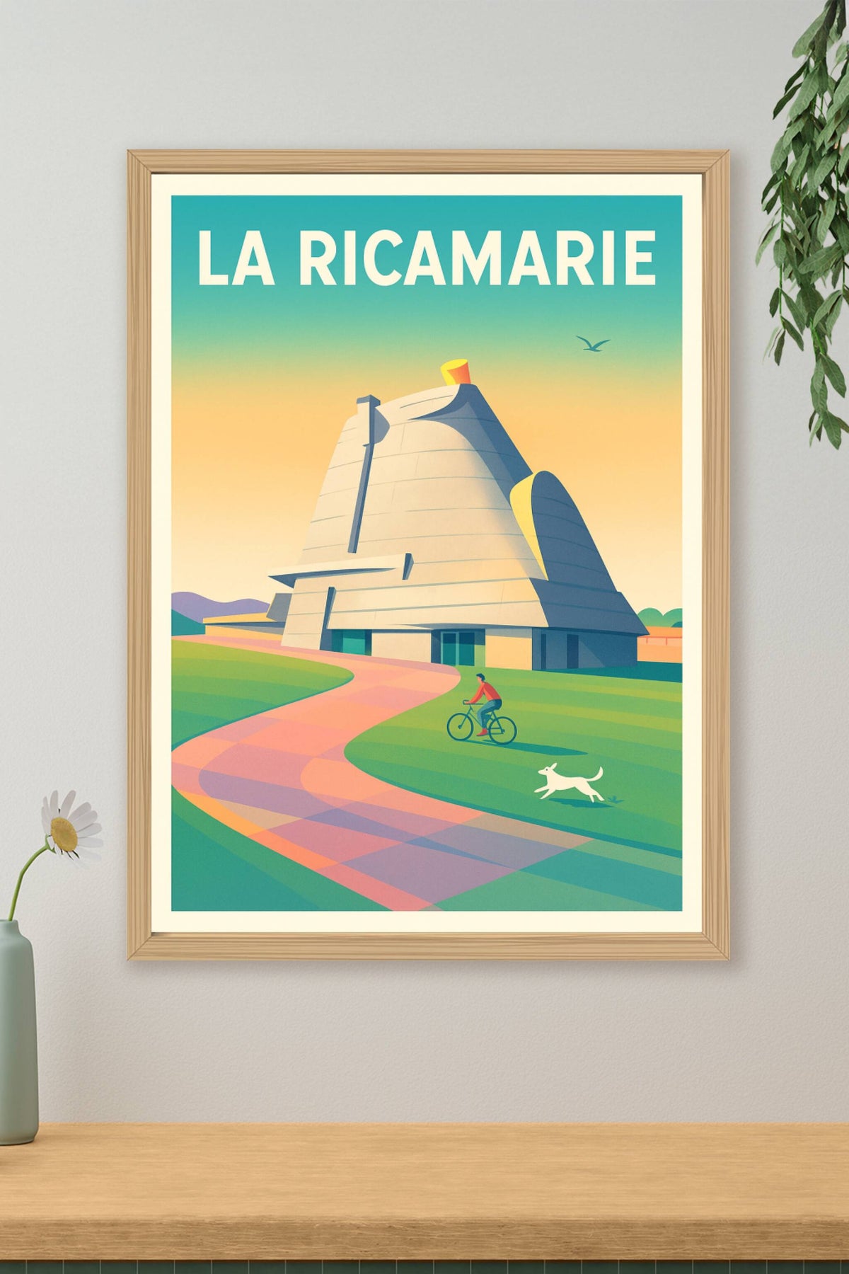 Affiche de La Ricamarie - L'architecture contemporaine en lumière