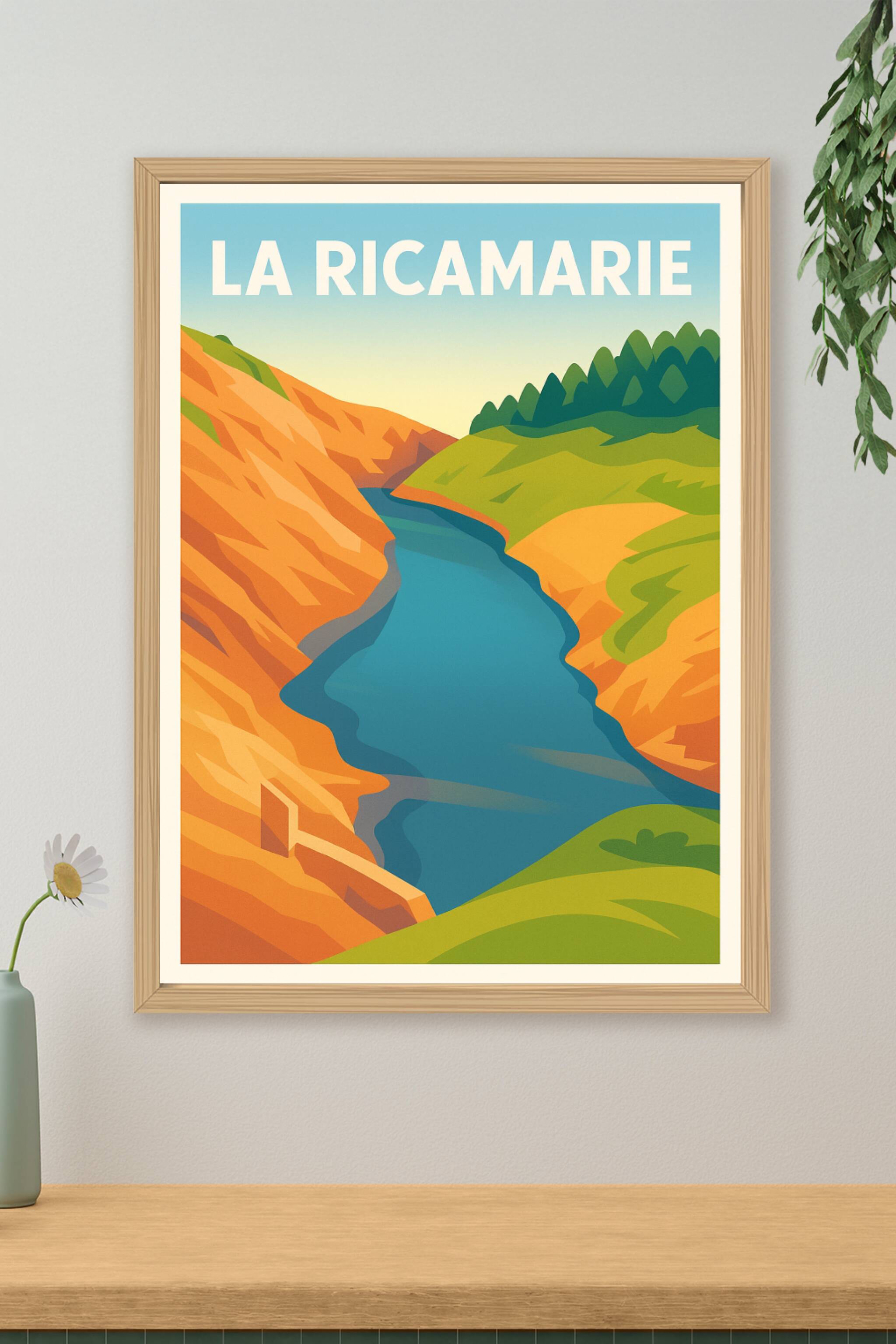 Affiche de La Ricamarie - Escapade Nature et Paysages Authentiques