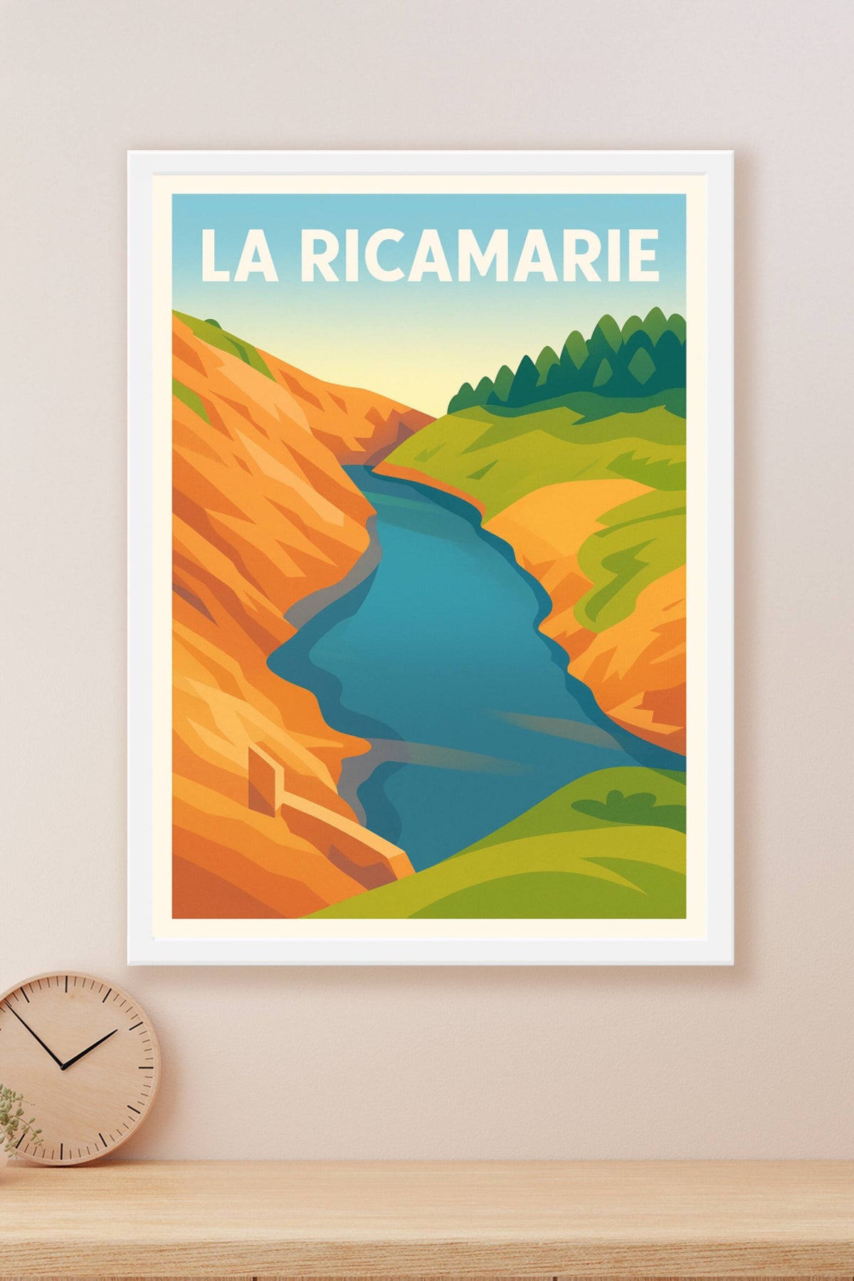 Affiche de La Ricamarie - Escapade Nature et Paysages Authentiques
