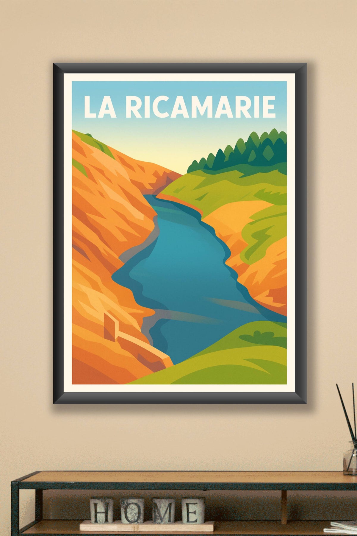 Affiche de La Ricamarie - Escapade Nature et Paysages Authentiques