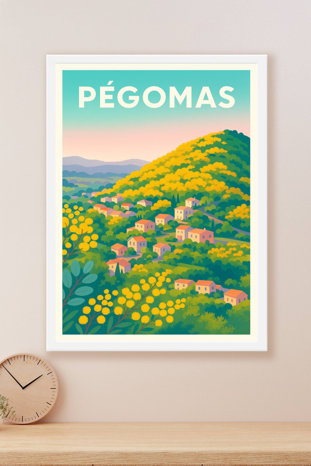 Affiche de Pégomas - L'éclat verdoyant de la Provence