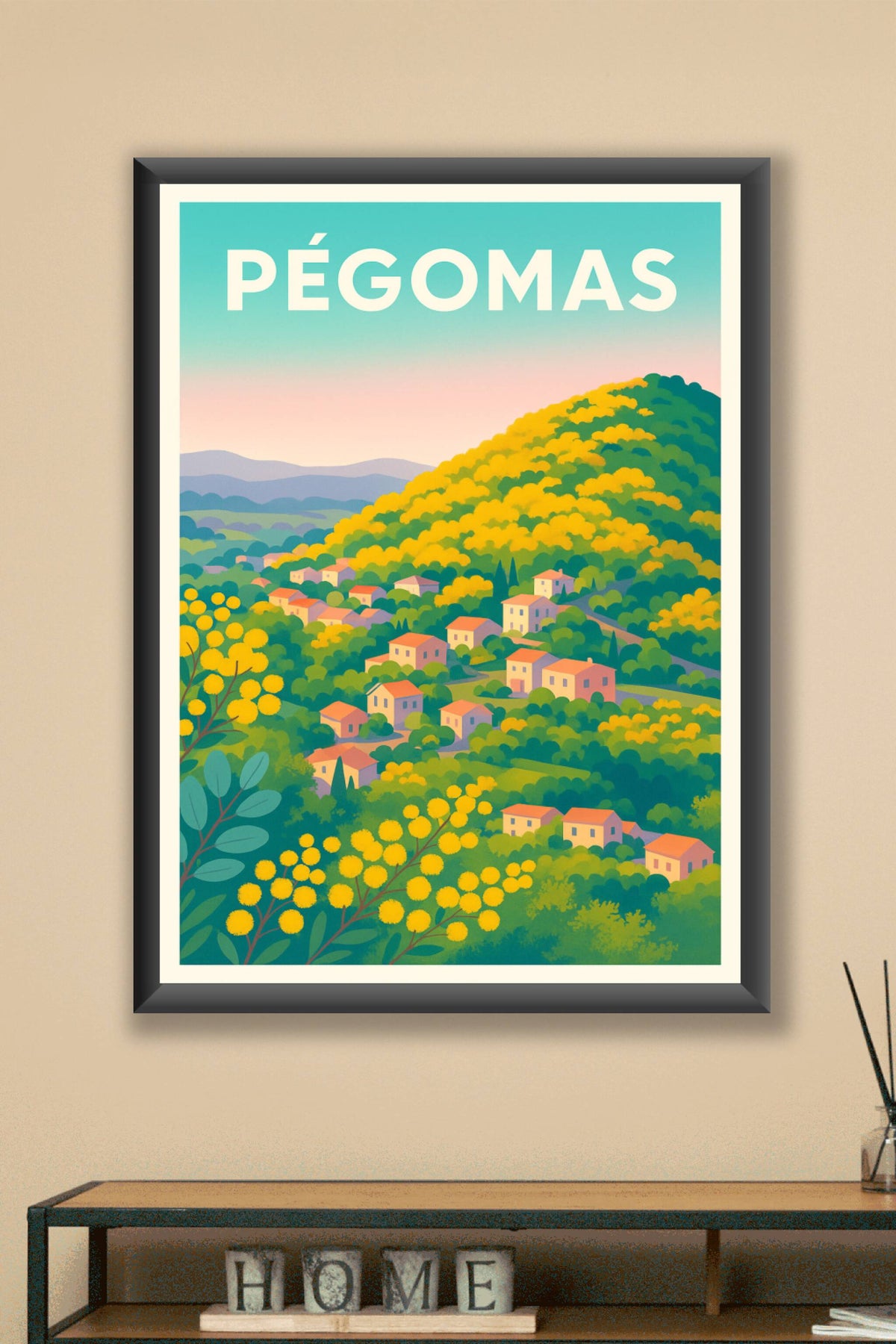 Affiche de Pégomas - L'éclat verdoyant de la Provence