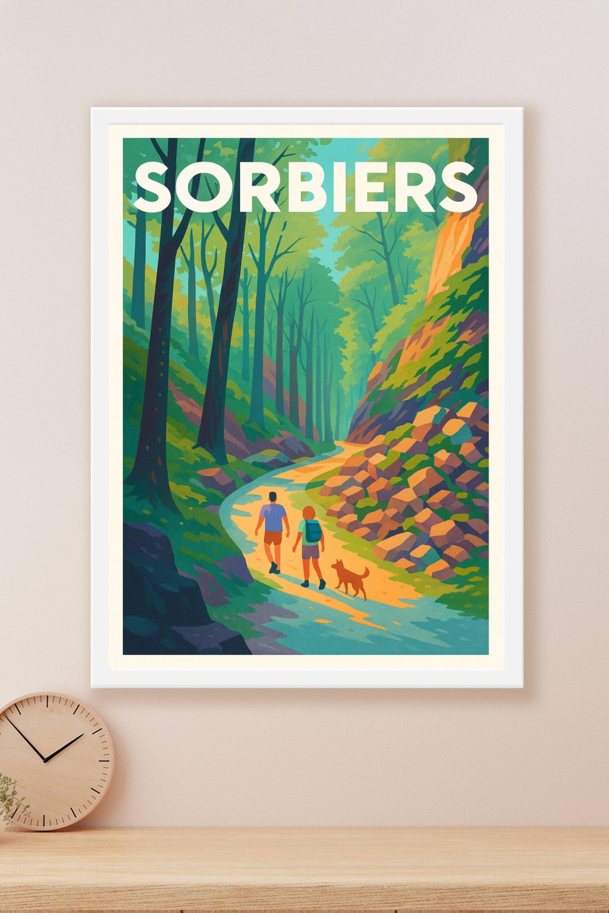 Affiche de Sorbiers - Promenade au cœur de la nature