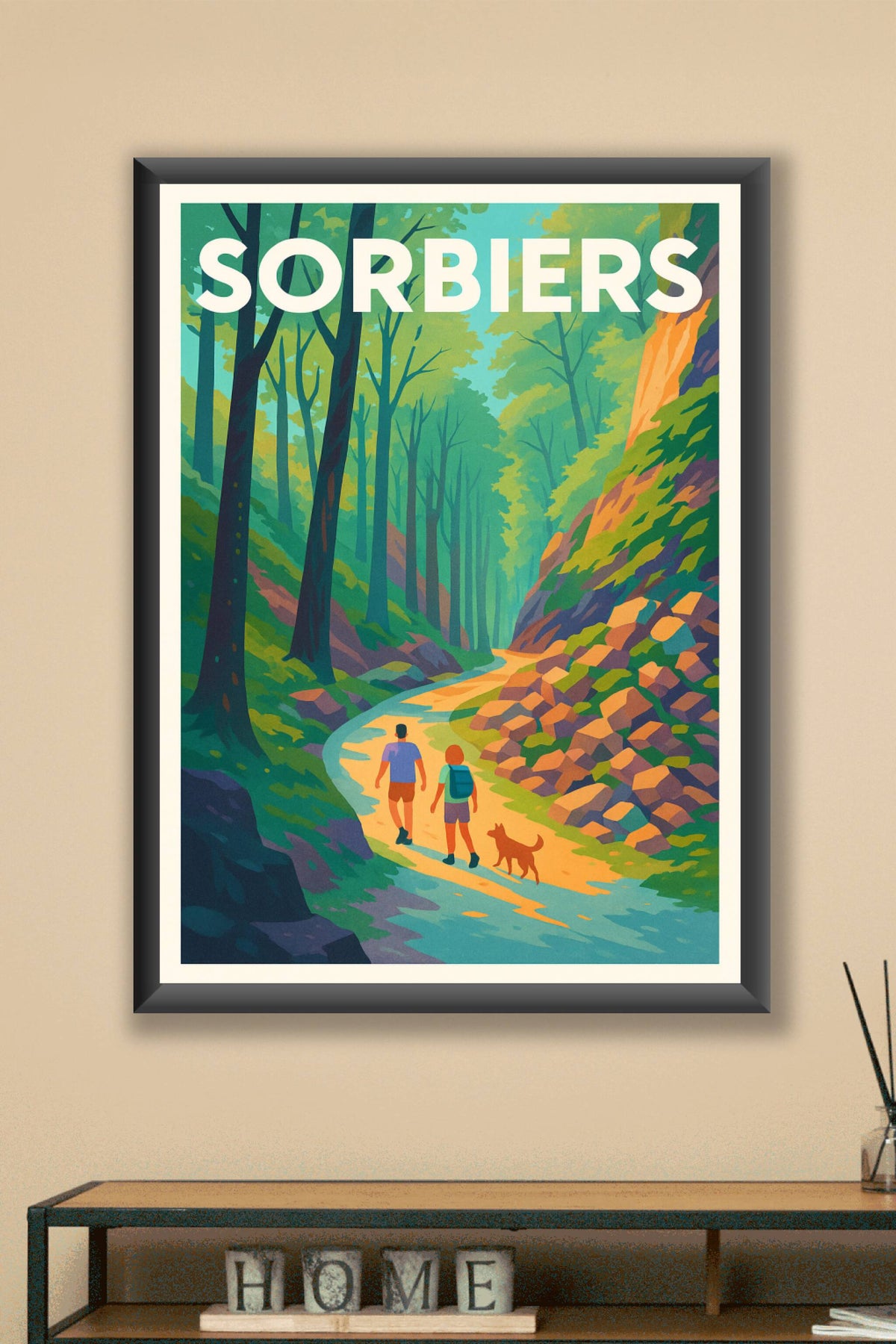 Affiche de Sorbiers - Promenade au cœur de la nature