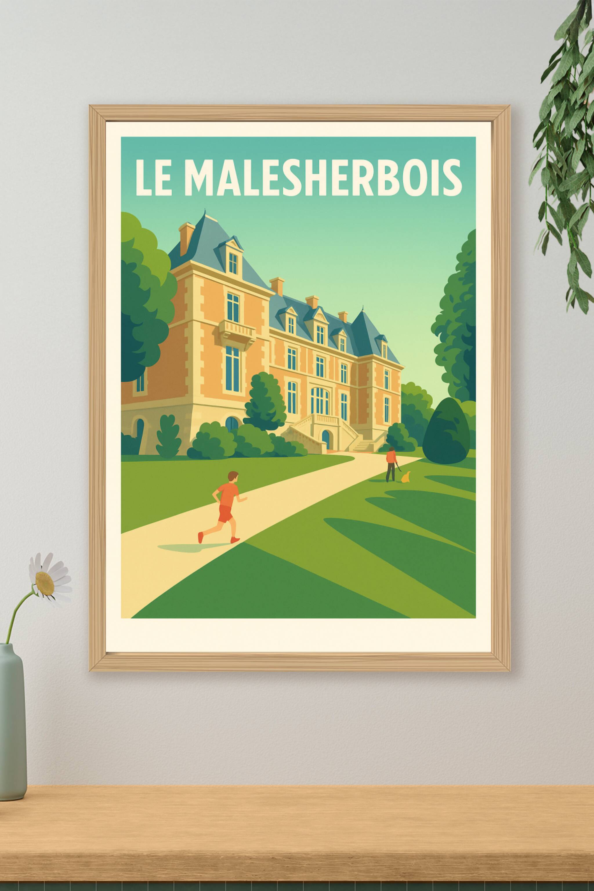 Affiche de Le Malesherbois - Élégance et nature en harmonie