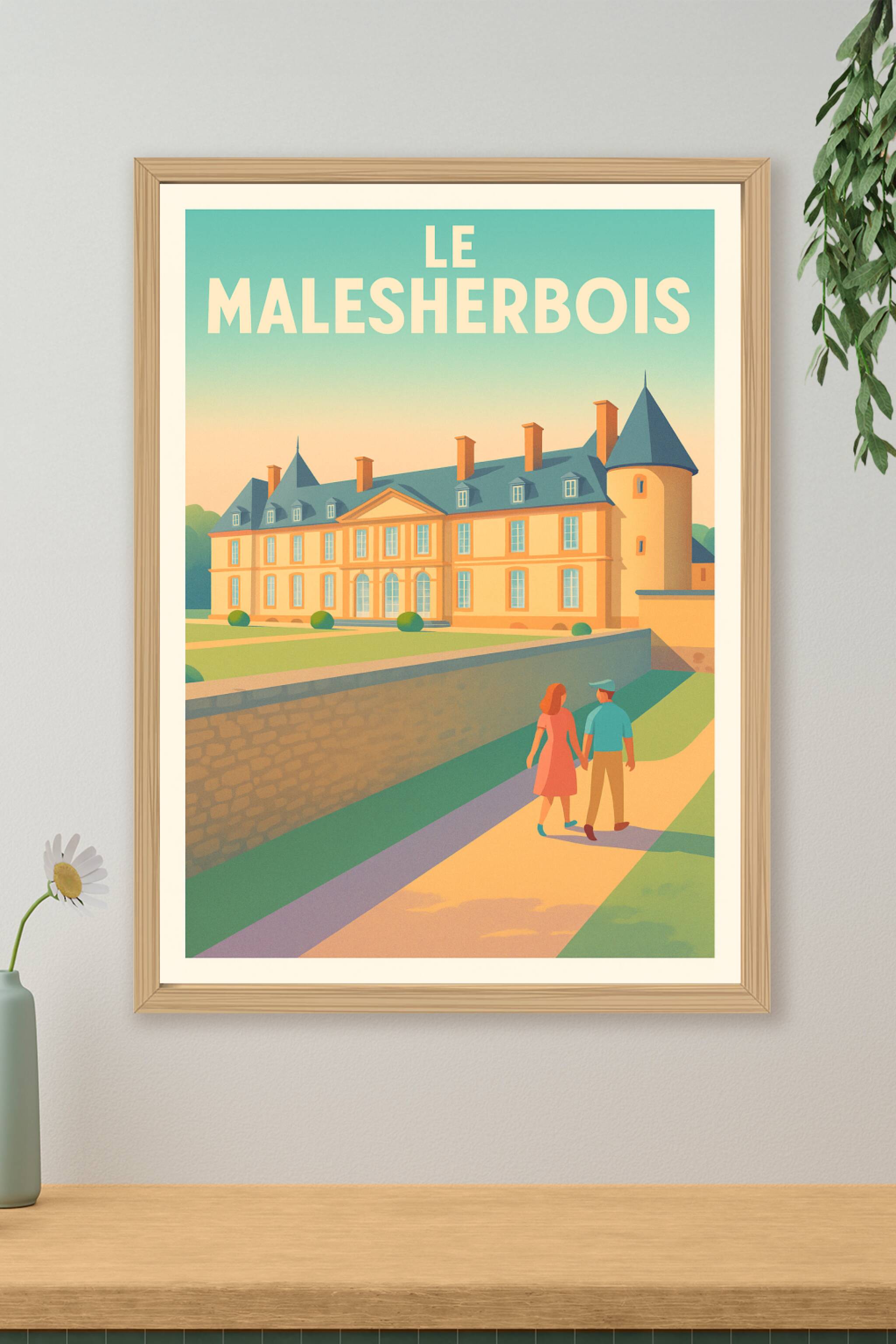 Affiche de Le Malesherbois - Élégance et charme à l'ancienne
