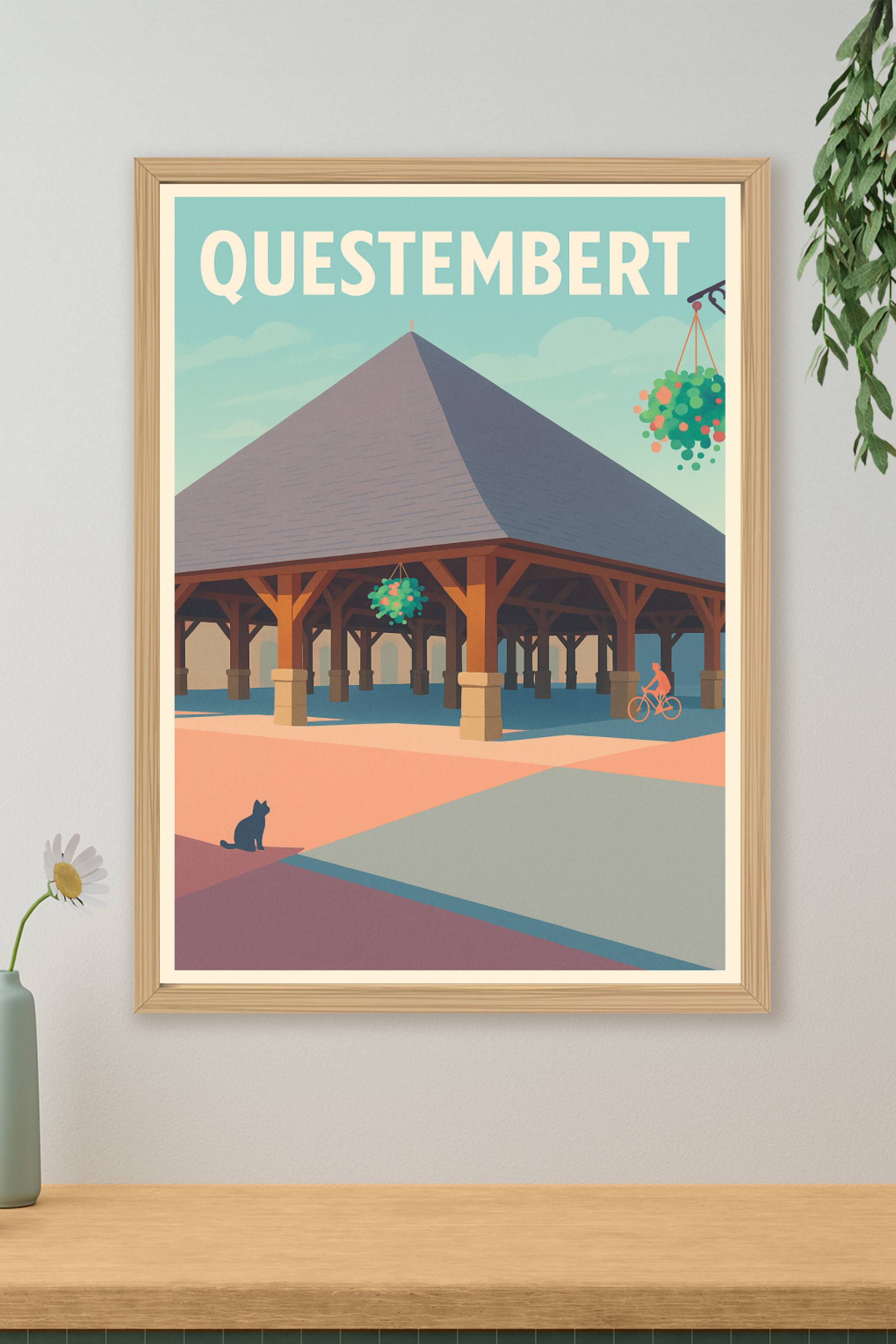 Affiche de Questembert - Charme et sérénité à la halle centrale