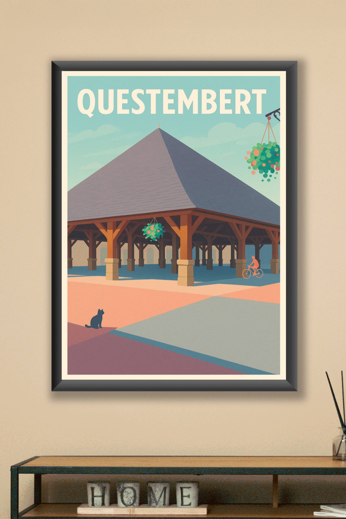 Affiche de Questembert - Charme et sérénité à la halle centrale