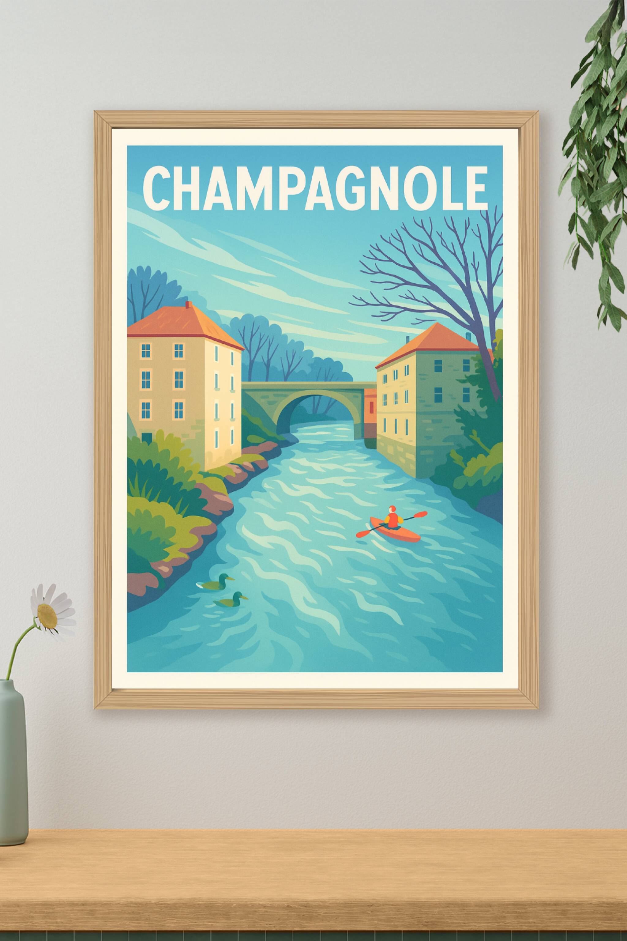 Affiche de Champagnole - Évasion et nature au fil de l'eau