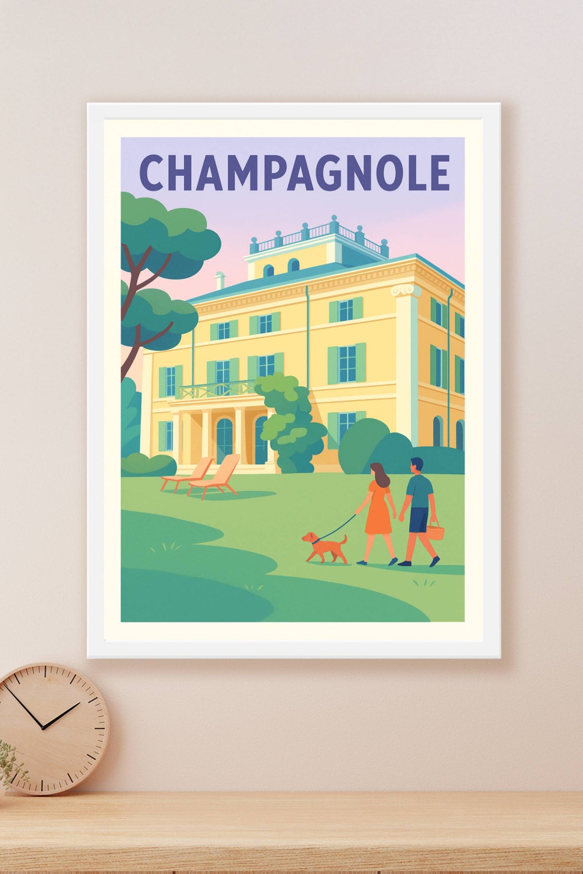 Affiche de Champagnole - L'élégance tranquille en pleine nature