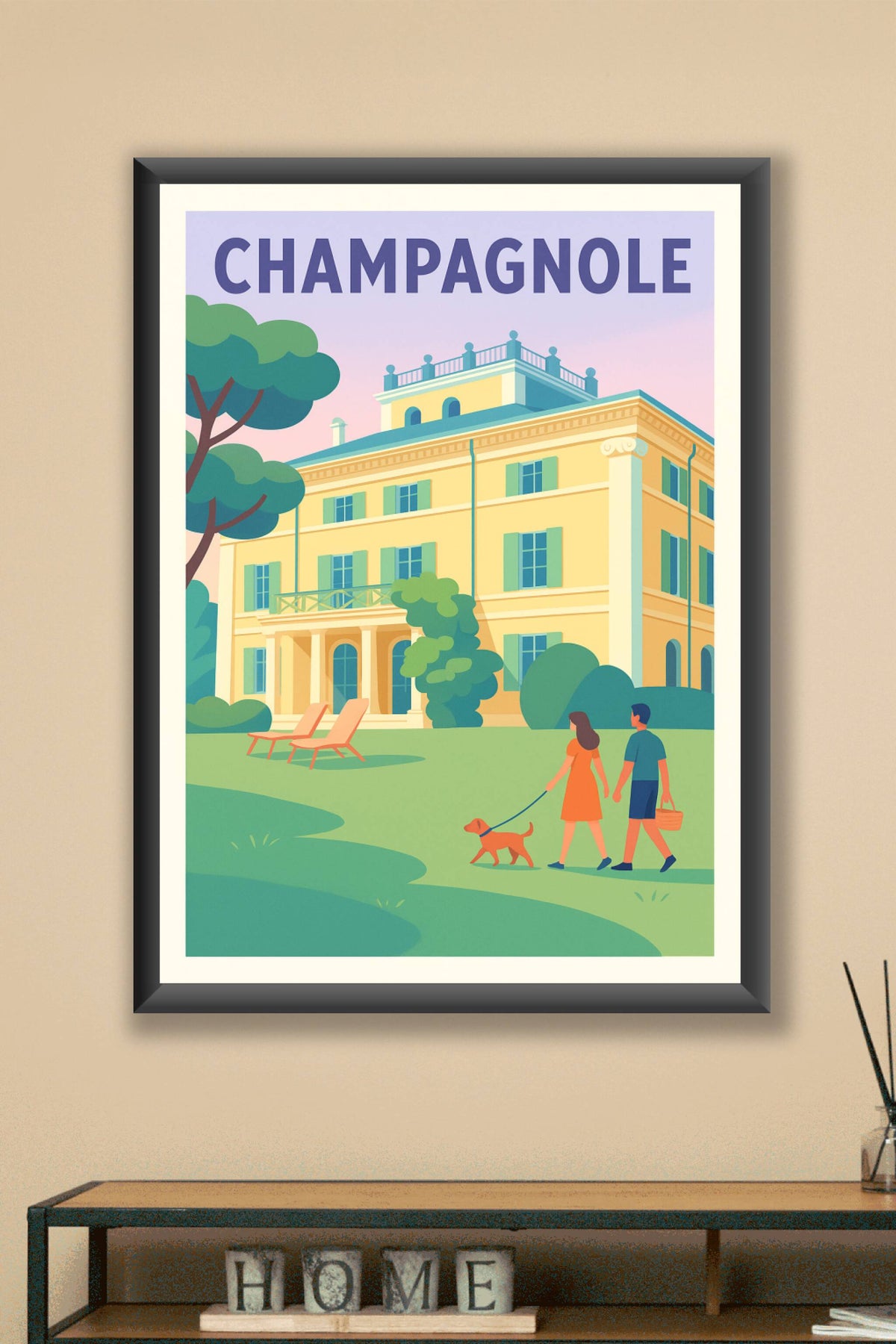 Affiche de Champagnole - L'élégance tranquille en pleine nature