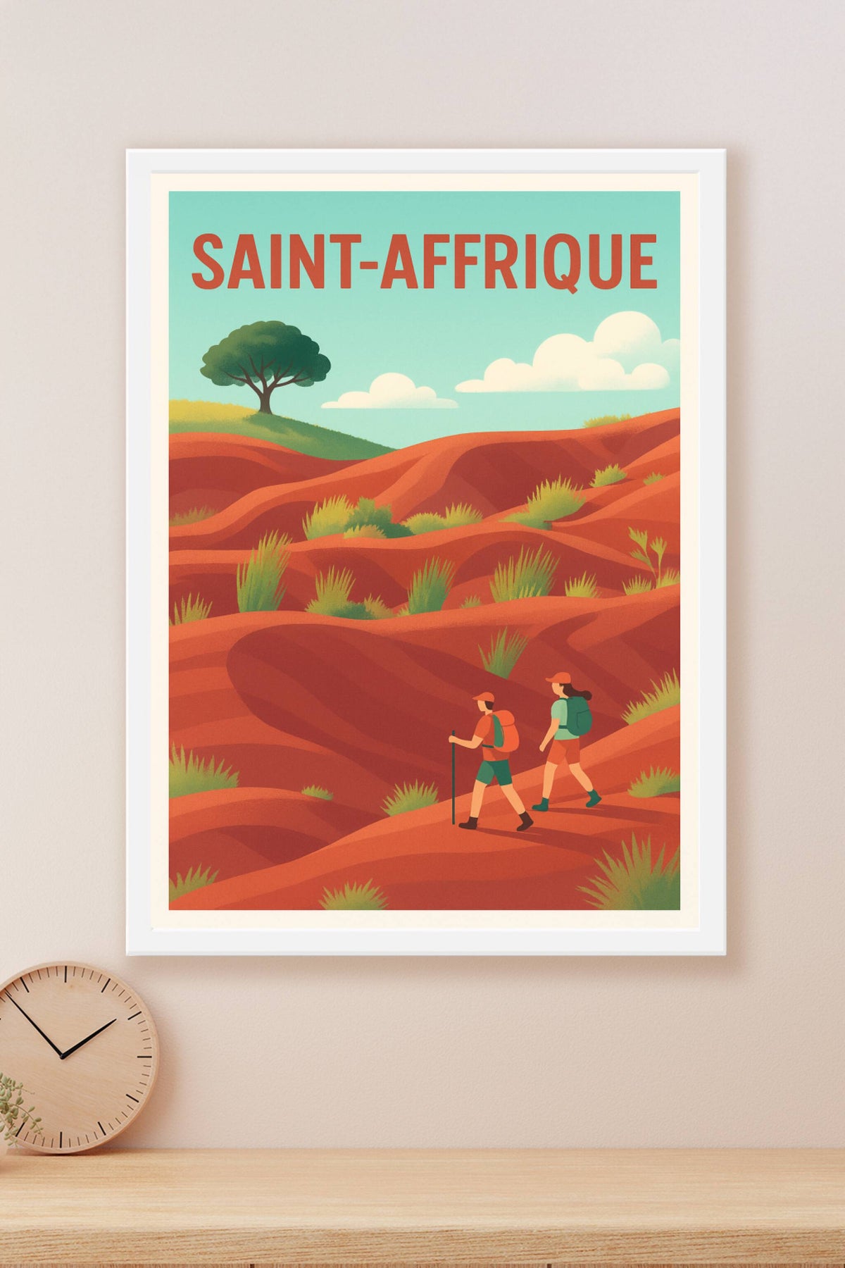Affiche de Saint-Affrique - Invitation à la Randonnée Nature