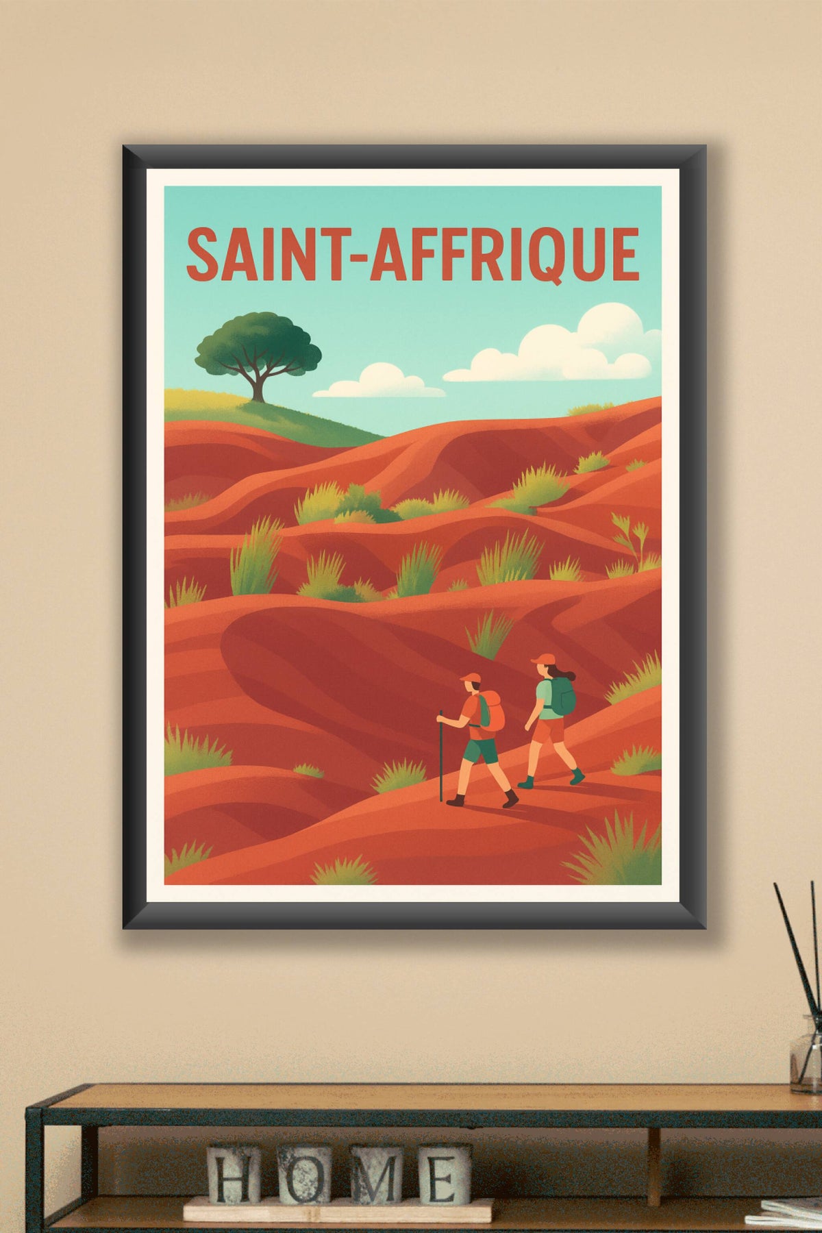 Affiche de Saint-Affrique - Invitation à la Randonnée Nature
