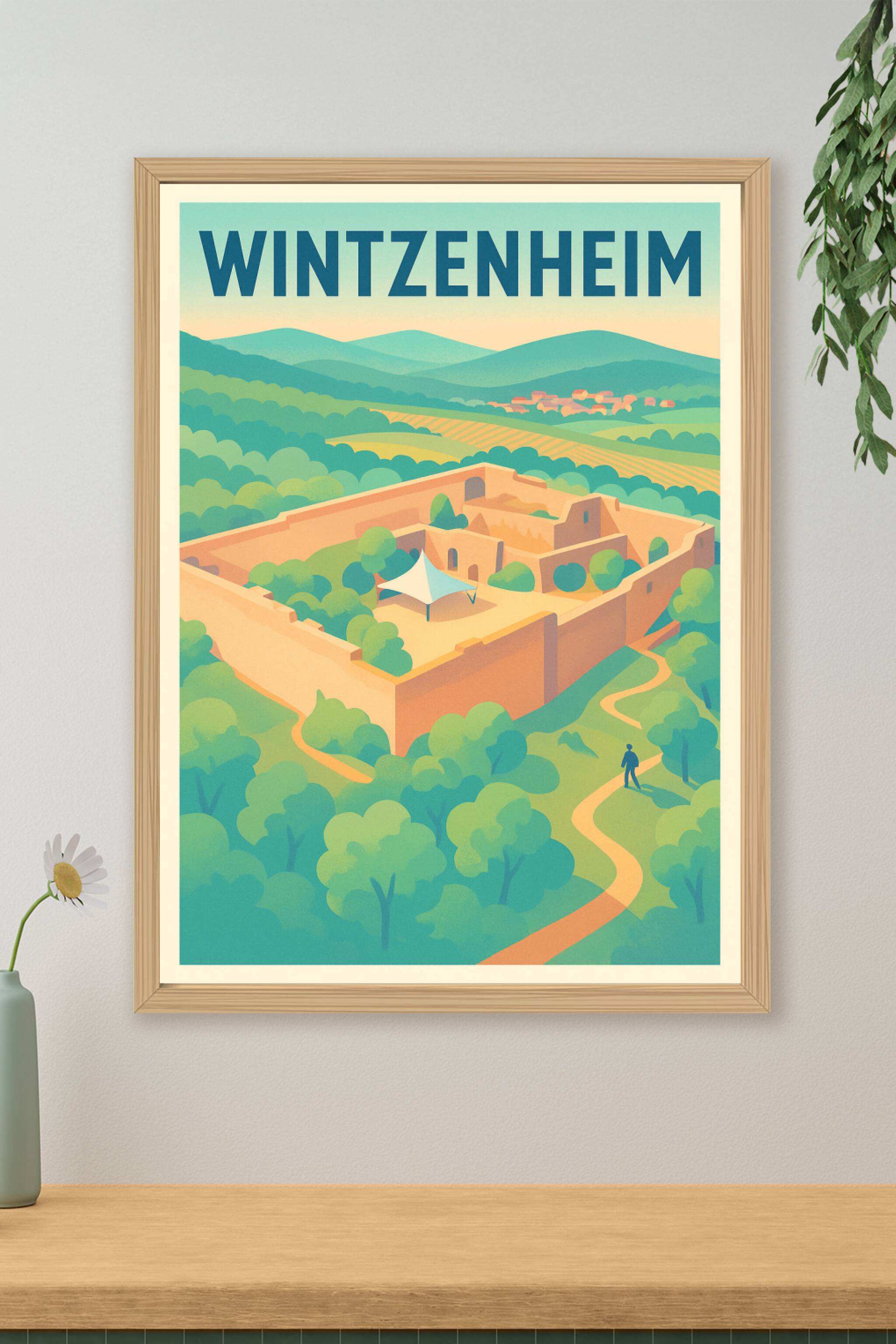 Affiche de Wintzenheim - Charme historique au cœur des collines