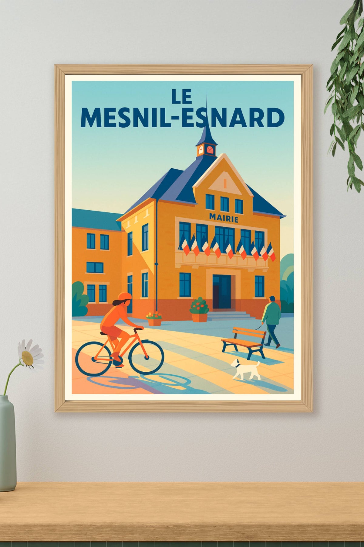 Affiche de Le Mesnil-Esnard - Charme et vie quotidienne au cœur de la mairie