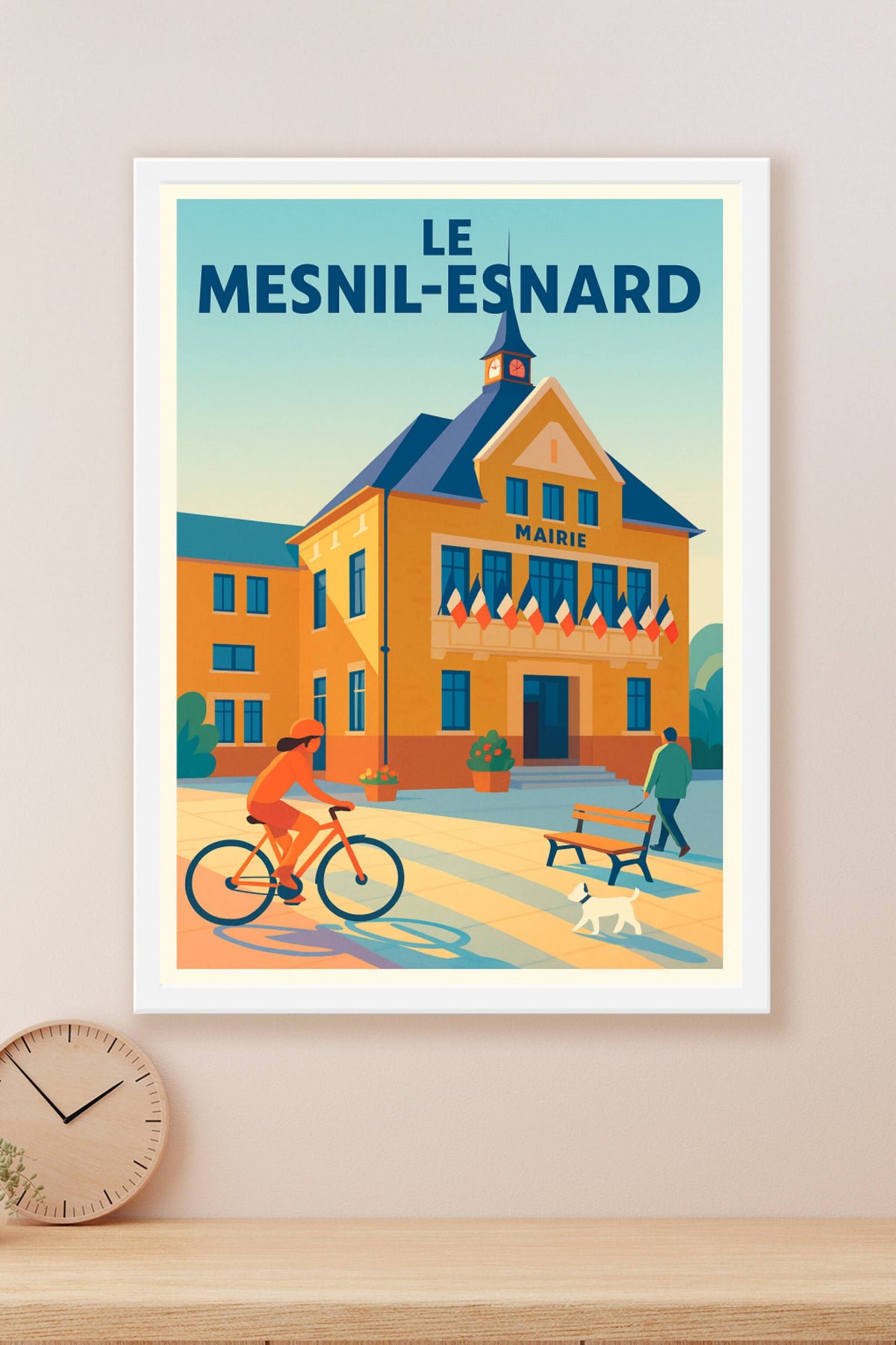 Affiche de Le Mesnil-Esnard - Charme et vie quotidienne au cœur de la mairie