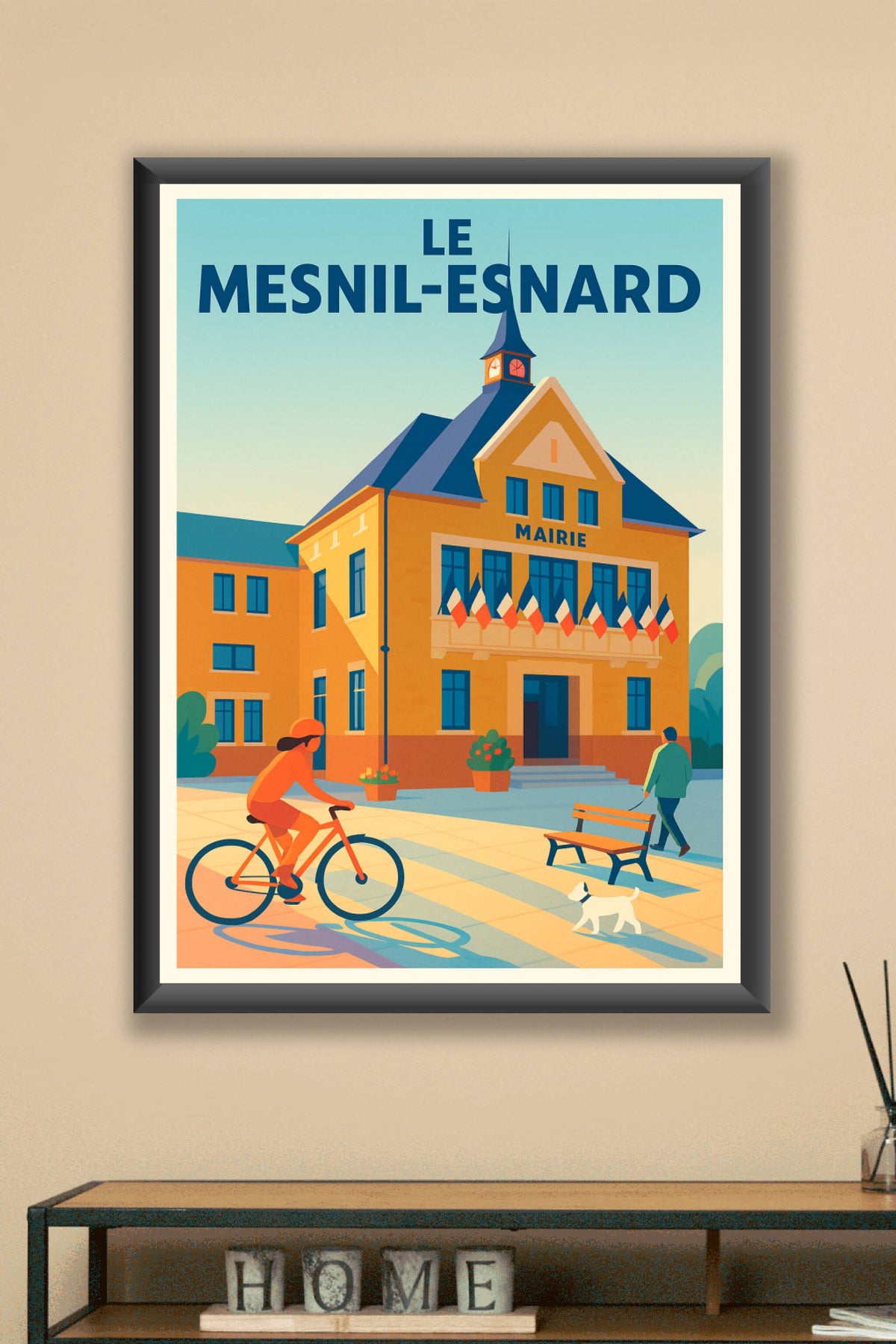 Affiche de Le Mesnil-Esnard - Charme et vie quotidienne au cœur de la mairie