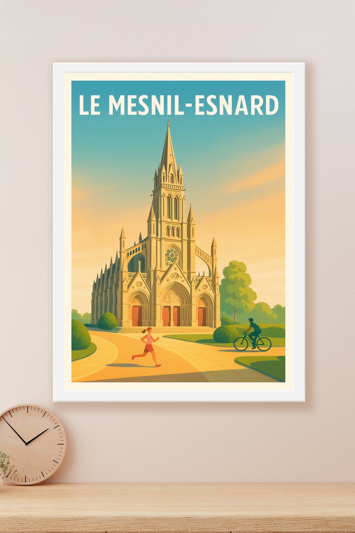 Affiche de Le Mesnil-Esnard - Un instant de sérénité architecturale