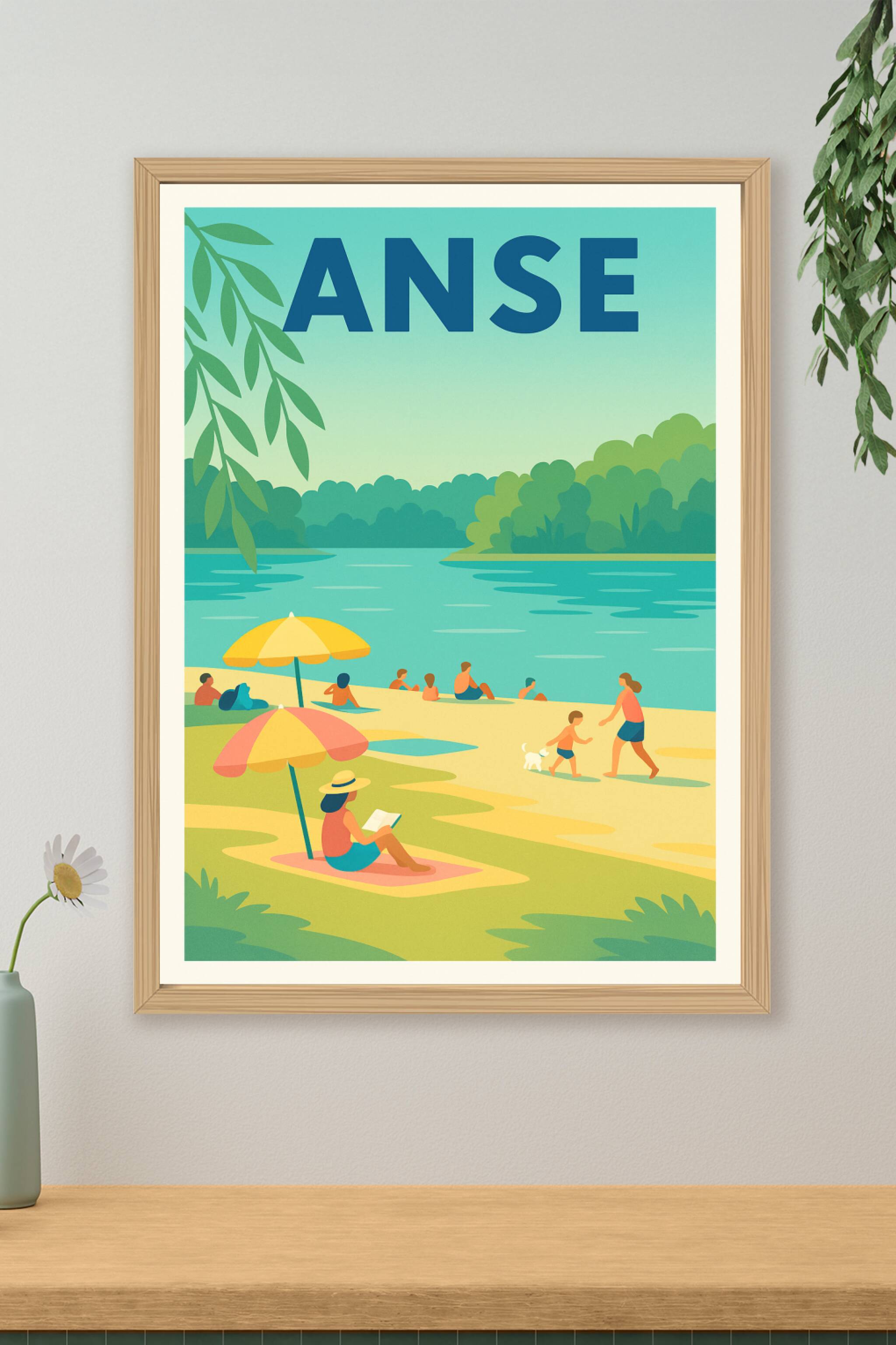 Affiche de Anse - Escapade détente au bord de l'eau