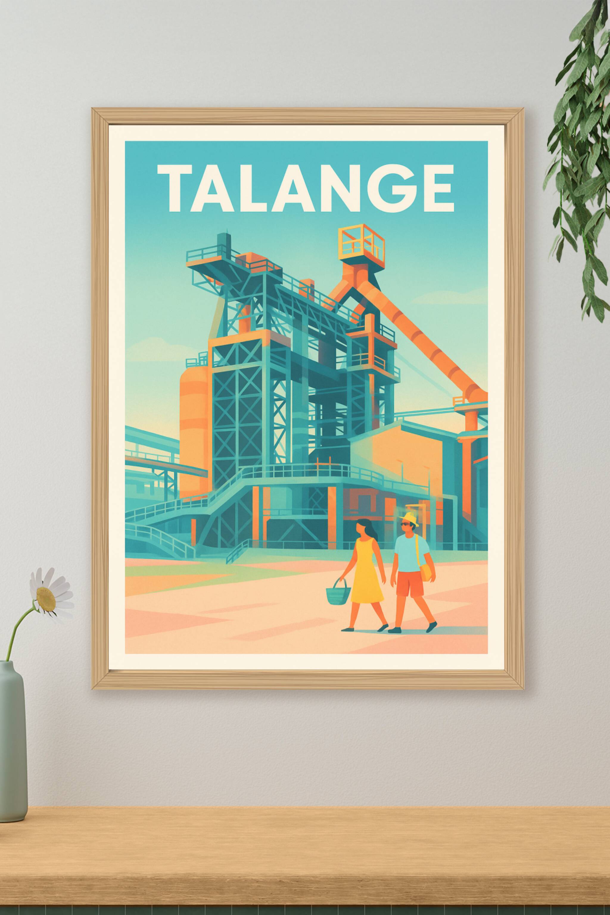Affiche de Talange - Un patrimoine industriel revisité