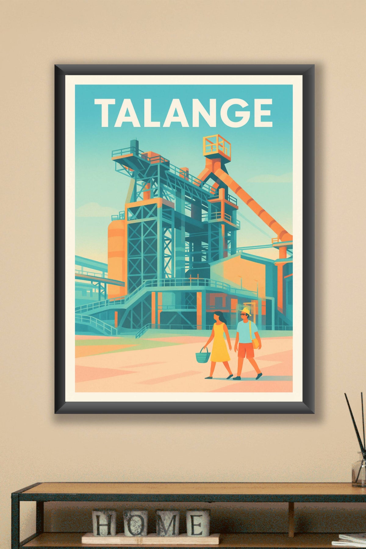 Affiche de Talange - Un patrimoine industriel revisité