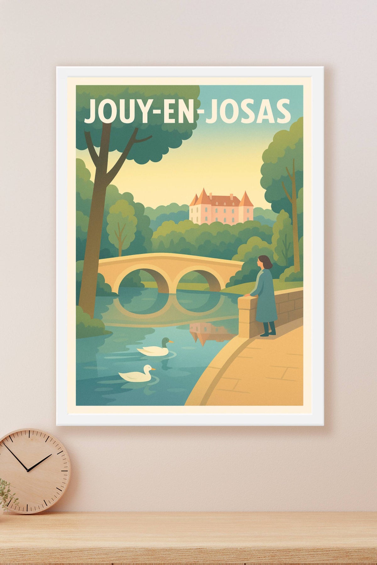 Affiche de Jouy-en-Josas - Harmonie bucolique entre nature et histoire